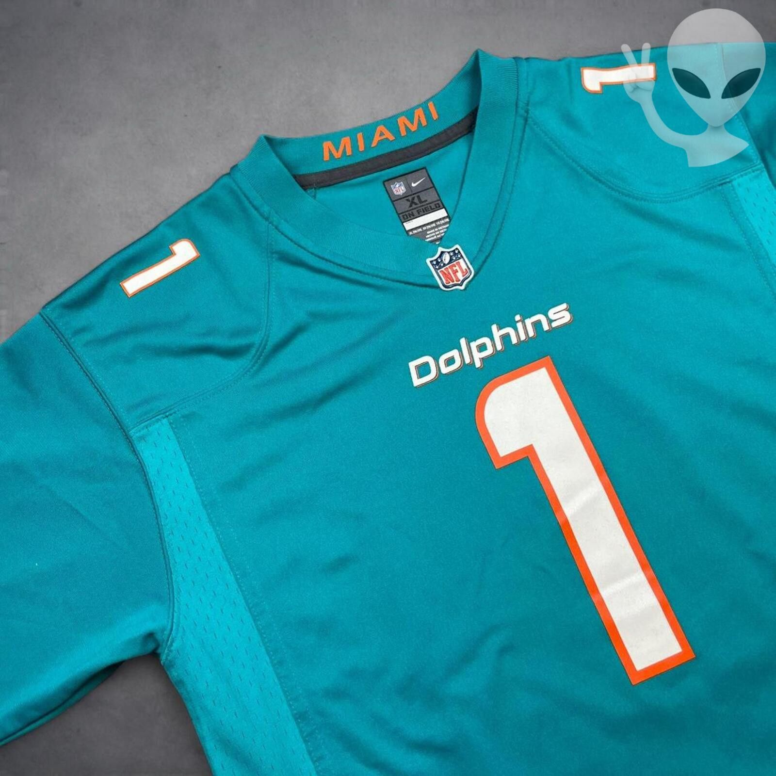 Nike Nike Miami Dolphins Extra Large Tagovailoa #1 NFL Jersey Size US XL / EU 56 / 4 - 2 Thumbnail
