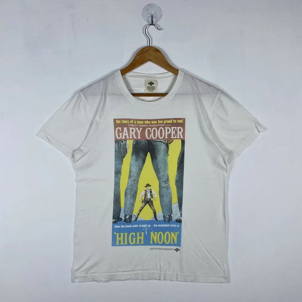 Vintage VINTAGE GARY COOPER "HIGH NOON" MOVIE WESTERN FILM TEE Size US M / EU 48-50 / 2 - 2 Thumbnail