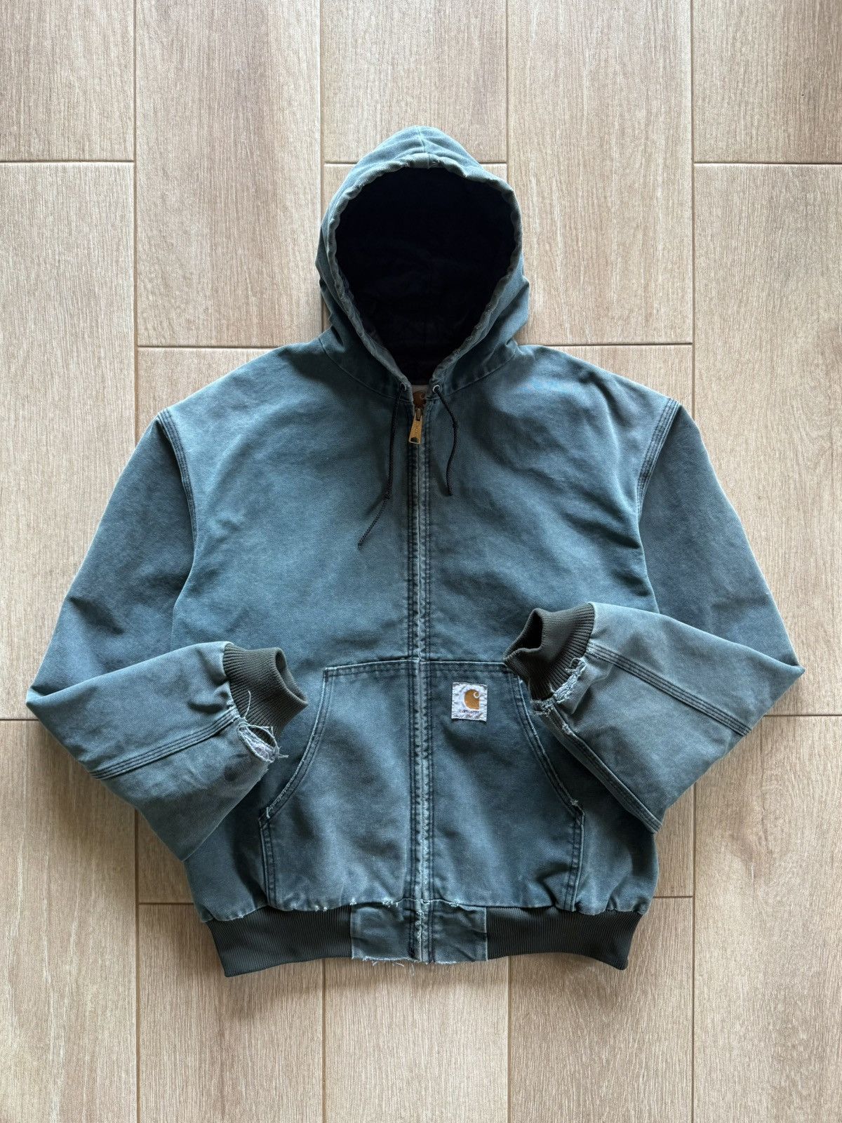 Carhartt Vintage Hunter Green JQ243 carhartt Jacket Size US XL / EU 56 / 4 - 2 Thumbnail