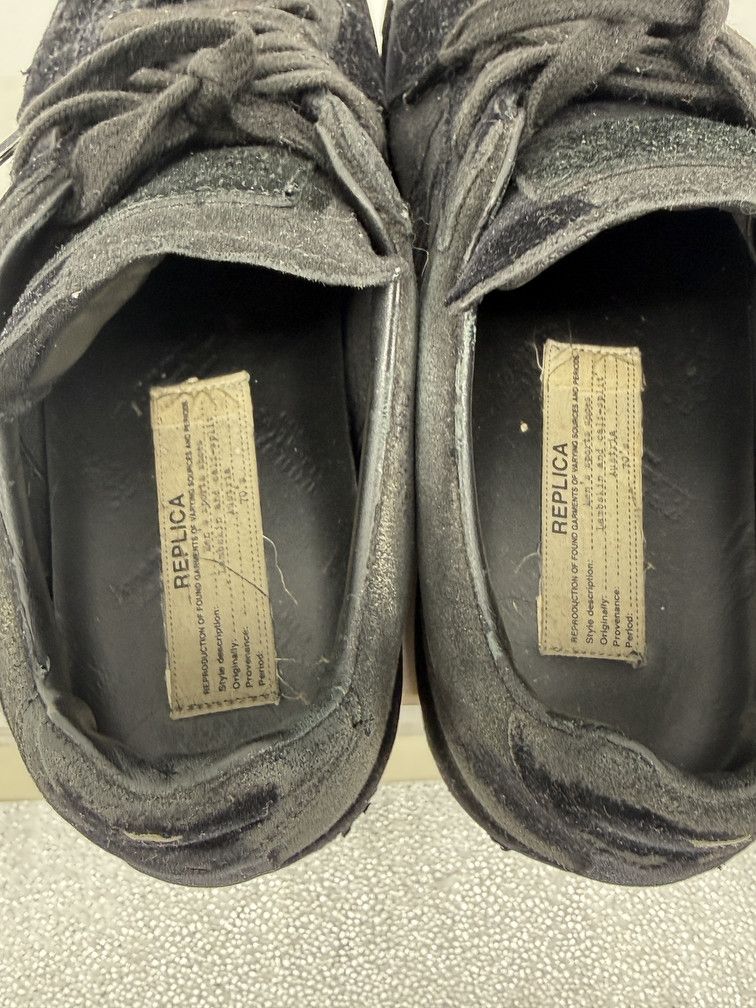 Maison Margiela GAT Low Black Velvet Size US 8 / EU 41 - 6 Thumbnail
