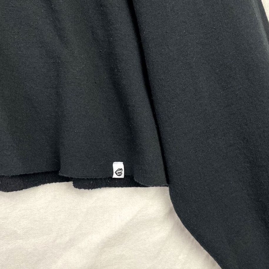 Vintage SWIXXZ Hoodie Womens XL Black Maggie Lindemann Sweatshirt Cropped Pullover Size XL / US 12-14 / IT 48-50 - 5 Thumbnail
