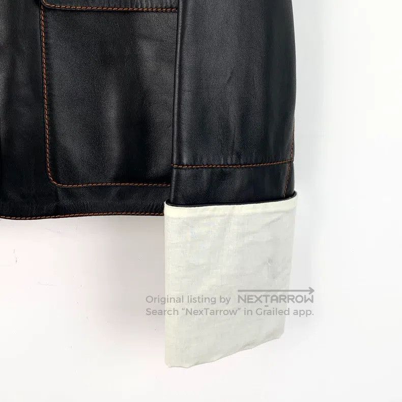 Loewe Loewe Black Sheepskin Lapel Single-breasted Long Sleeve Le Size XS / US 0-2 / IT 36-38 - 4 Thumbnail