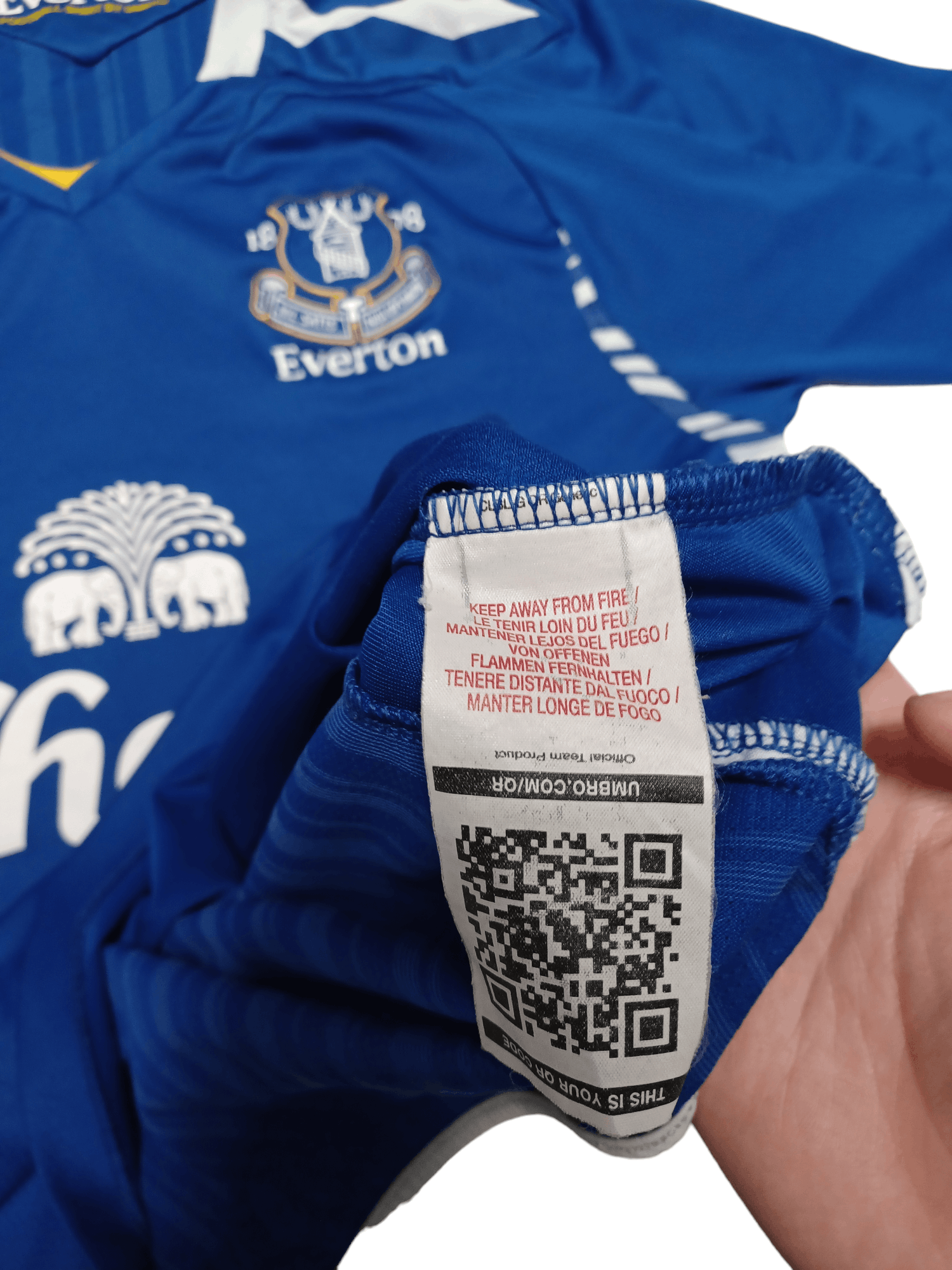 Umbro 07/08 EVERTON CHANG VINTAGE SOCCER FOOTBALL EPL JERSEY KIT Size US M / EU 48-50 / 2 - 7 Thumbnail