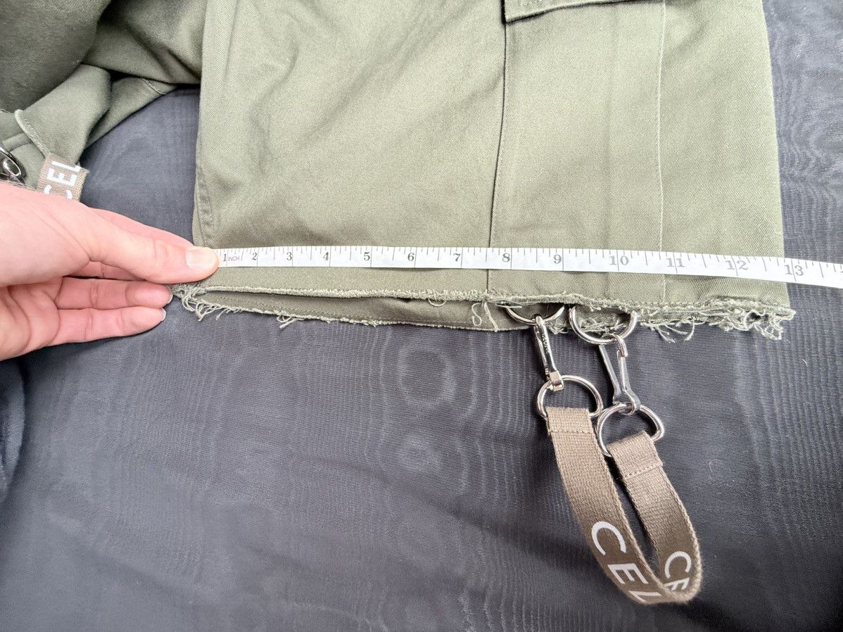 Celine Celine green cargo shorts with Celine logo straps 52 Hedi Size US 36 / EU 52 - 8 Thumbnail