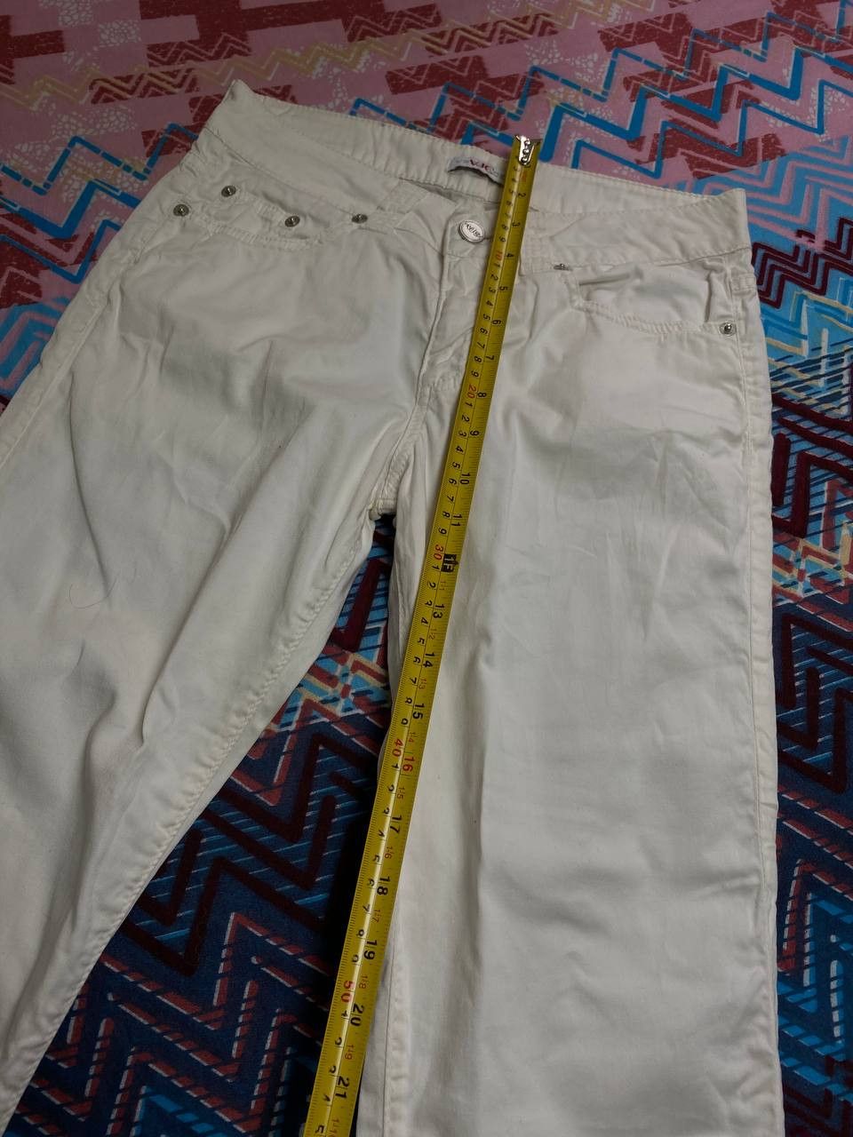 Versace × Versace Jeans Couture × Vintage GRAZY Versace Jeans Couture Y2K Distressed Baggy Denim Pants Size 27" / US 4 / IT 40 - 7 Thumbnail