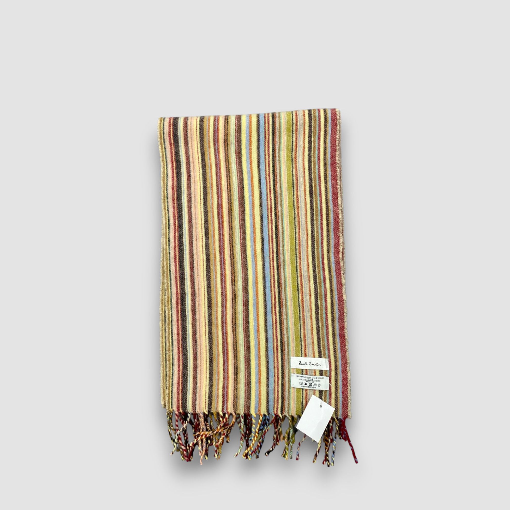 Paul Smith Vintage Paul Smith Scarf Muffler Warmer Wool Winter Scarves Size ONE SIZE - 2 Thumbnail