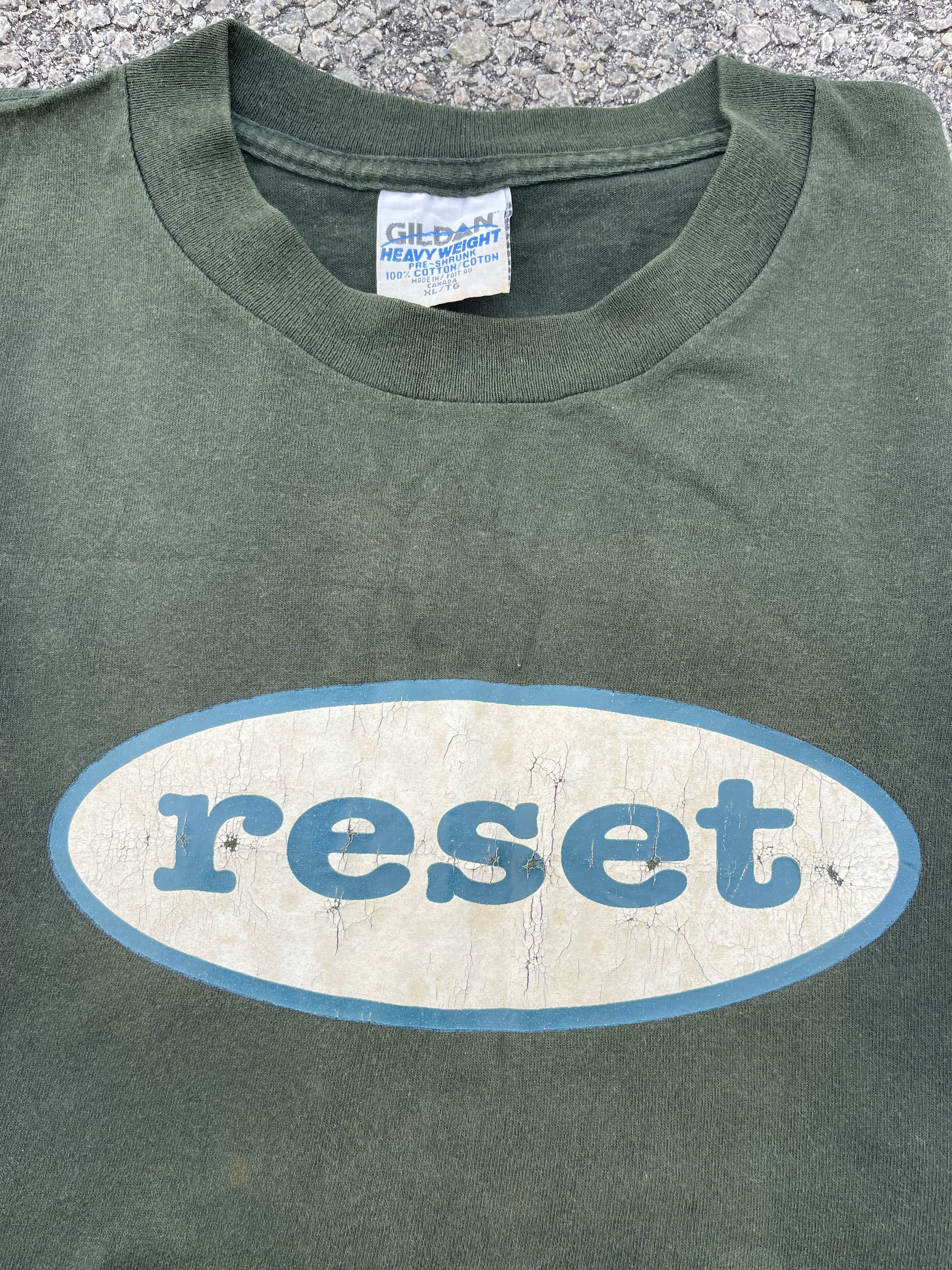 Band Tees × Gildan × Vintage Vintage 90s Reset 2112 Records Canadian Rock Band Tee Size US XL / EU 56 / 4 - 2 Thumbnail