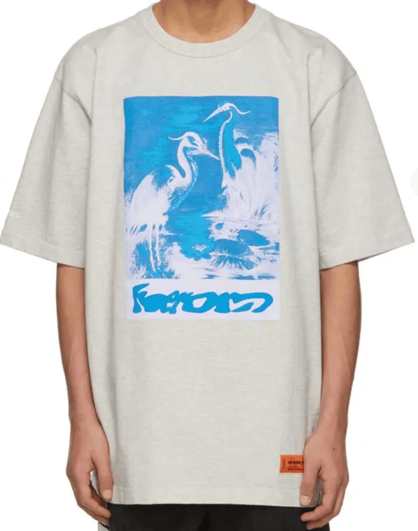 Heron Preston Heron Preston Captcha T-Shirt (Grey, M) Size US M / EU 48-50 / 2 - 1 Thumbnail