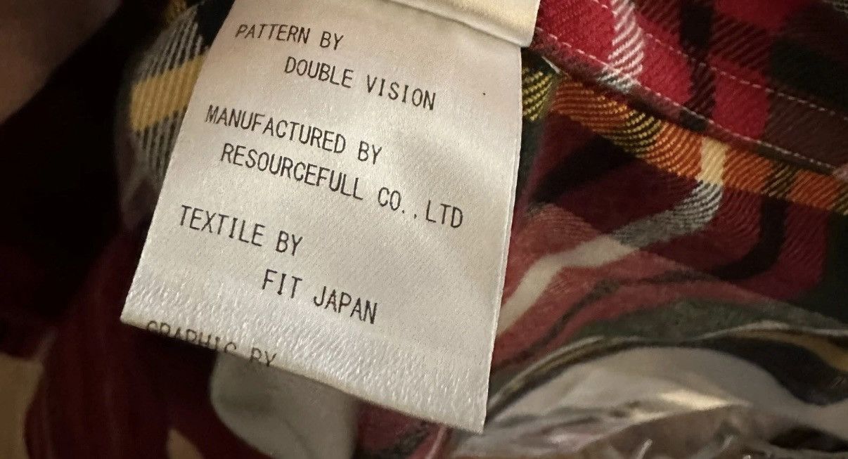 Mastermind Japan Mastermind Japan Men's Red Check Plaid Flannel Size US XL / EU 56 / 4 - 13 Thumbnail
