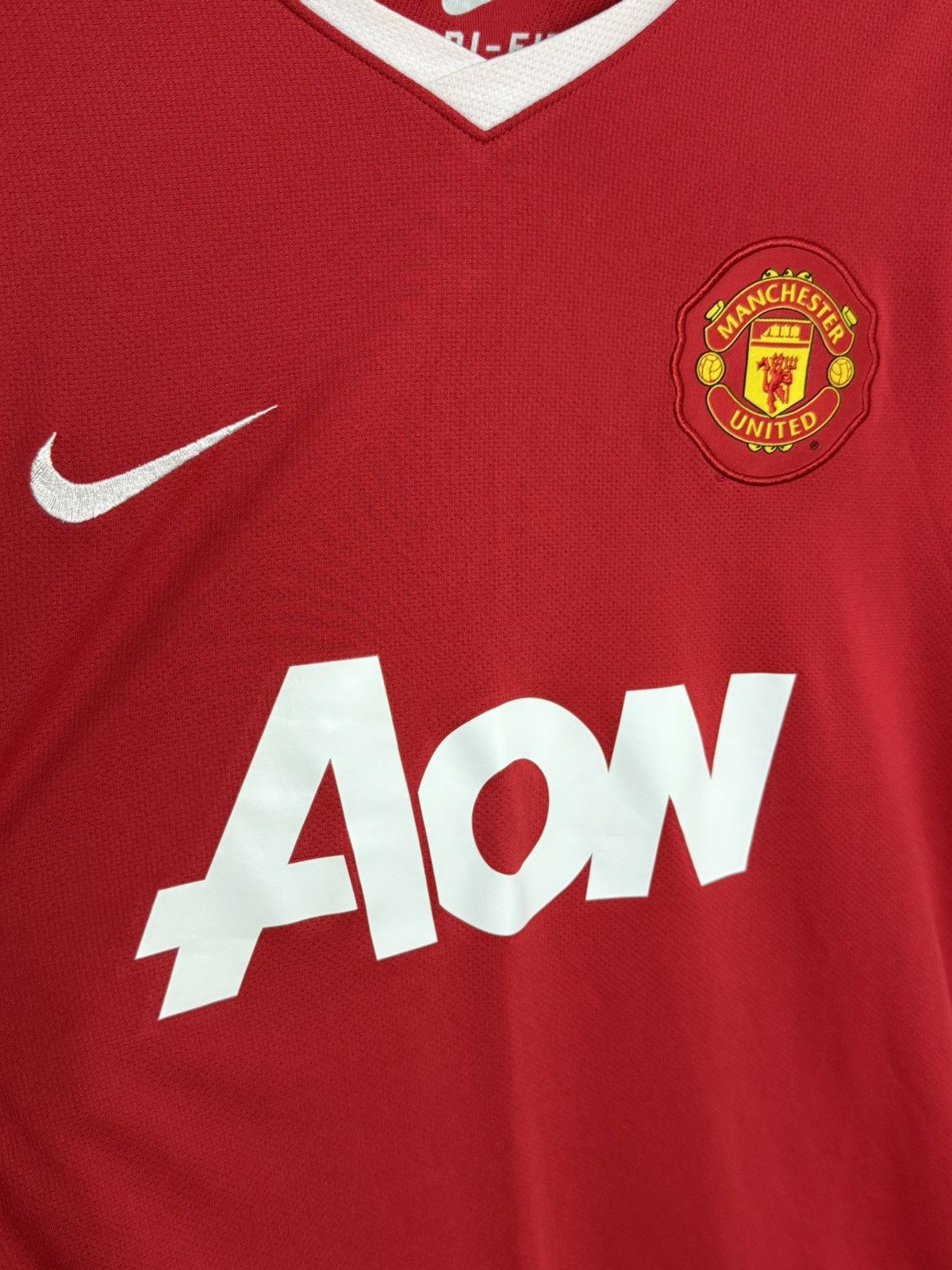 Nike Manchester United 10/11 Home Football Jersey T-Shirt Size US L / EU 52-54 / 3 - 3 Thumbnail