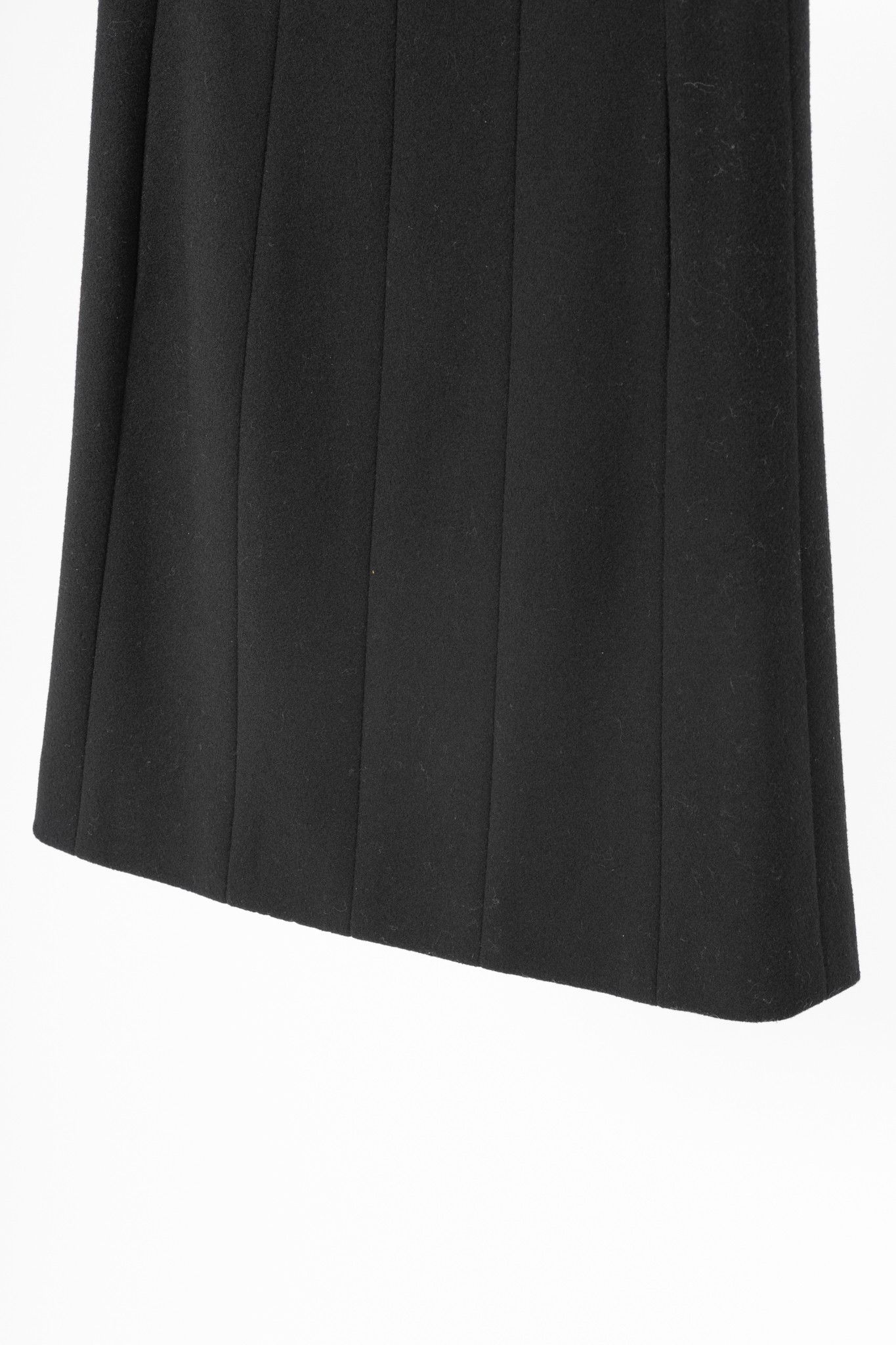 Chanel Chanel Black Wool-Blend Panelled A-Line Knee-Length Skirt Size 26" / US 2 / IT 38 - 7 Thumbnail