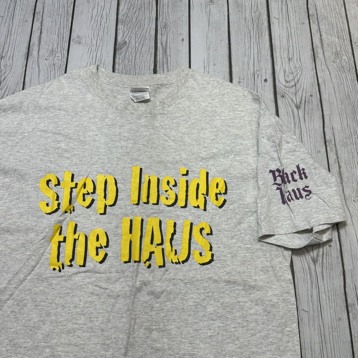 Hanes × Vintage Vintage Black Haus Schnapps tee Size US XL / EU 56 / 4 - 3 Thumbnail