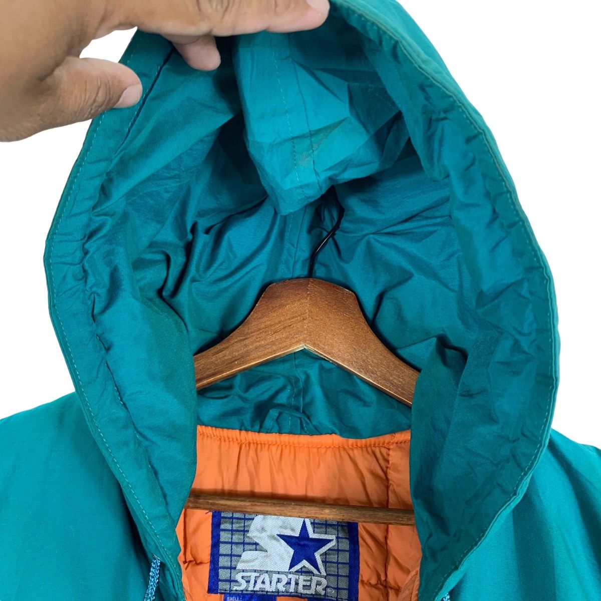 Starter × Vintage VINTAGE MIAMI DOLPHINS NFL STARTER BOMBER LIGHT JACKET Size US M / EU 48-50 / 2 - 7 Thumbnail
