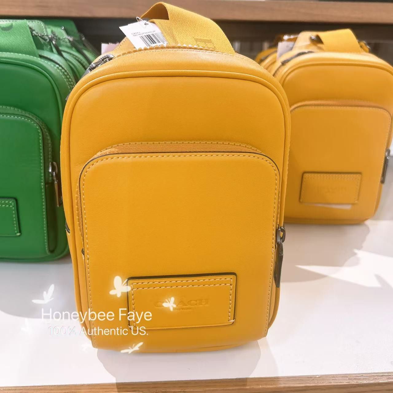 Coach Racer Sling Pack CX071 Buttercup Size ONE SIZE - 2 Thumbnail