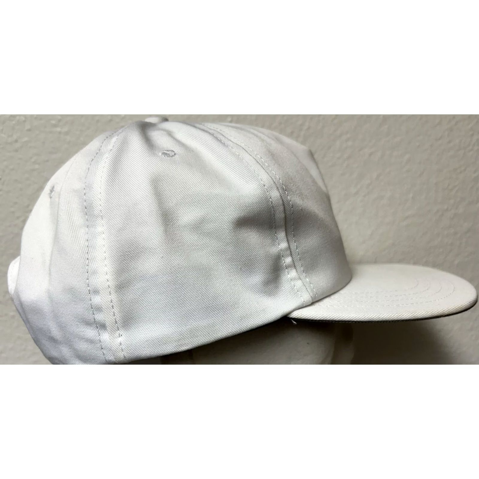 Vintage Afterhrs. Snapback Hat Embroidered White Men's One Size White Lightweight Breathable Adjustable Casual Workwear Travel USA Sports Hat Size ONE SIZE - 3 Thumbnail