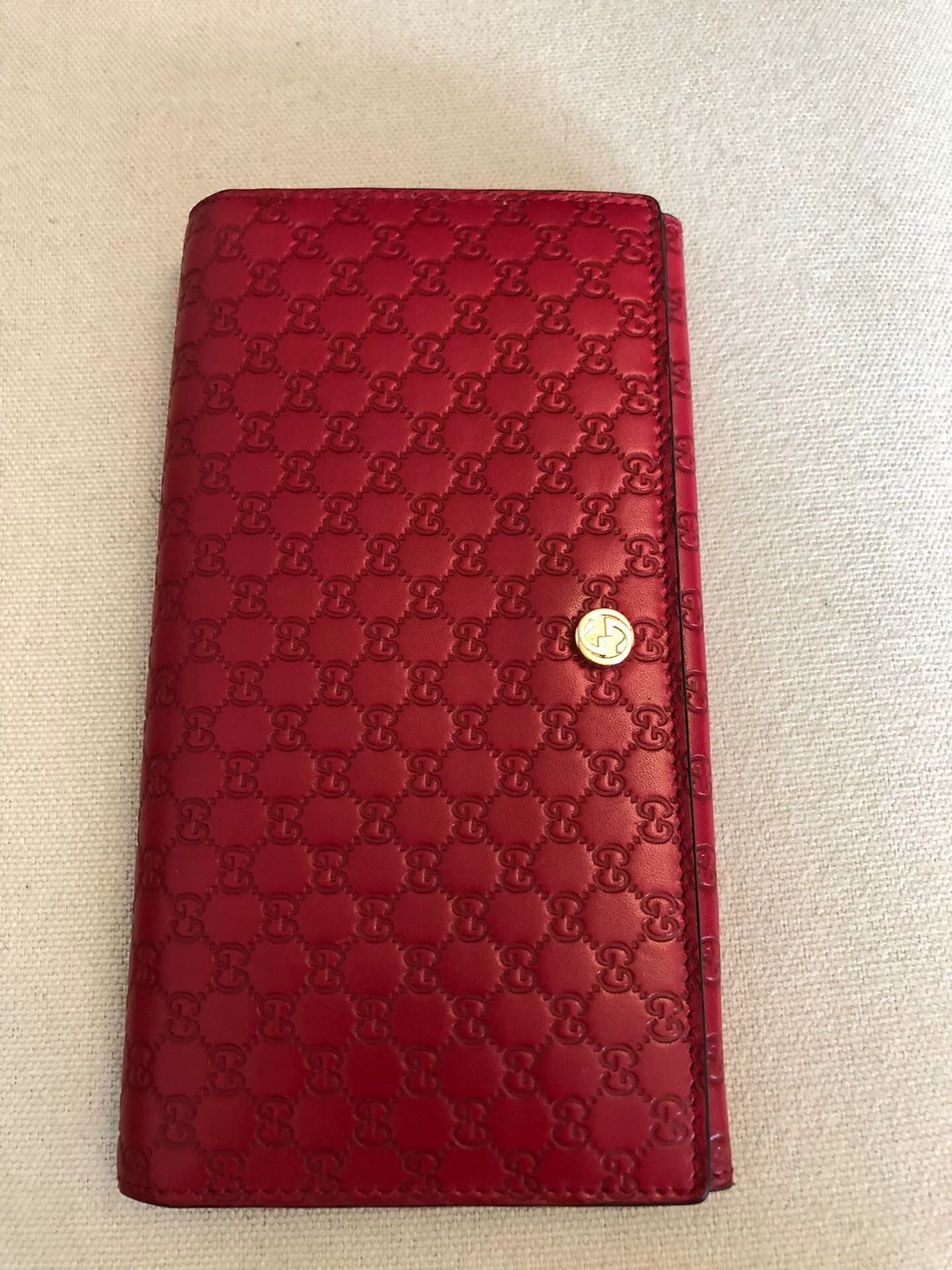Gucci Gucci Double G Gold Buckle Leather Long Wallet Size ONE SIZE - 1 Thumbnail