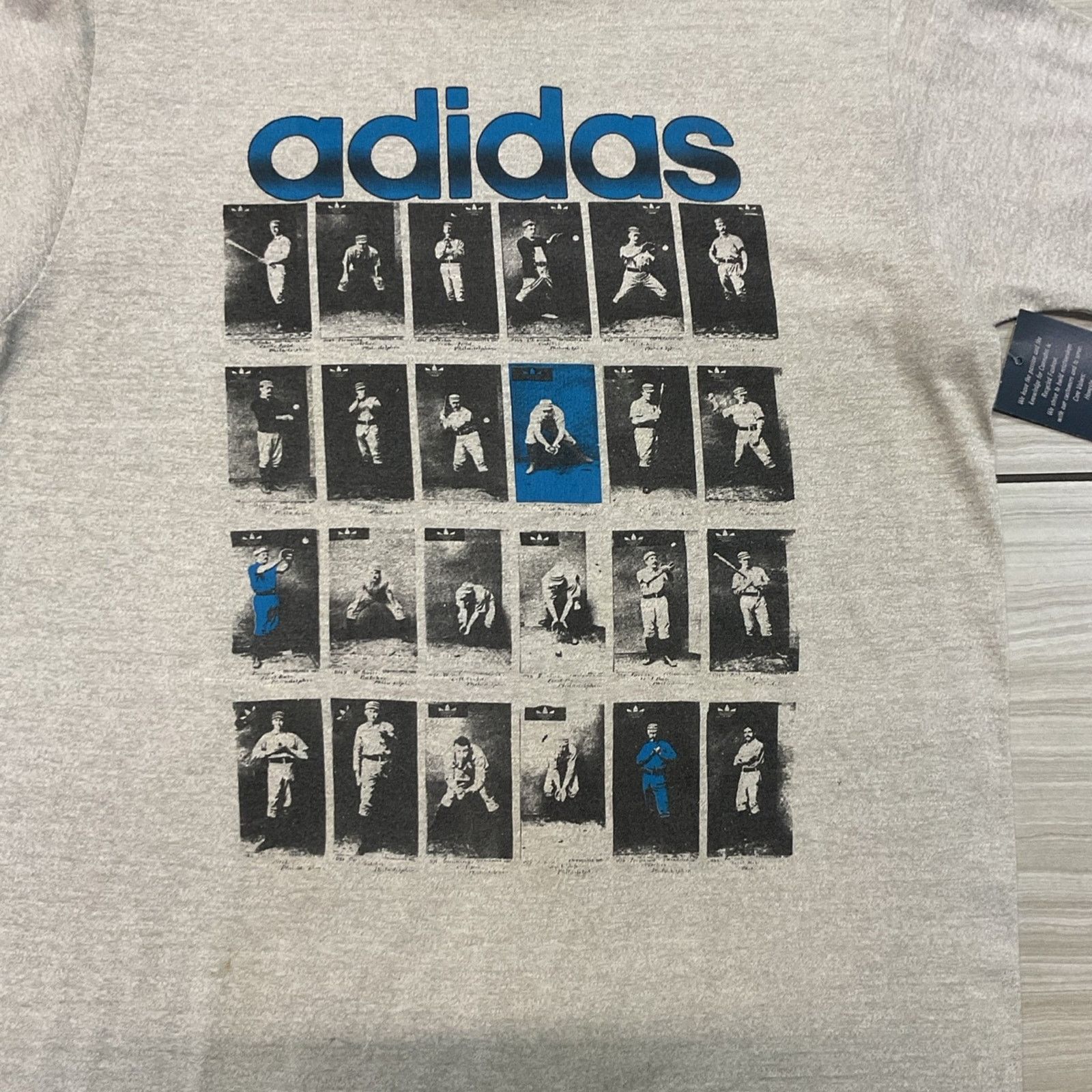 Adidas Vintage 80s Adidas Trefoil Baseball Vintage T-Shirt Size US M / EU 48-50 / 2 - 3 Thumbnail