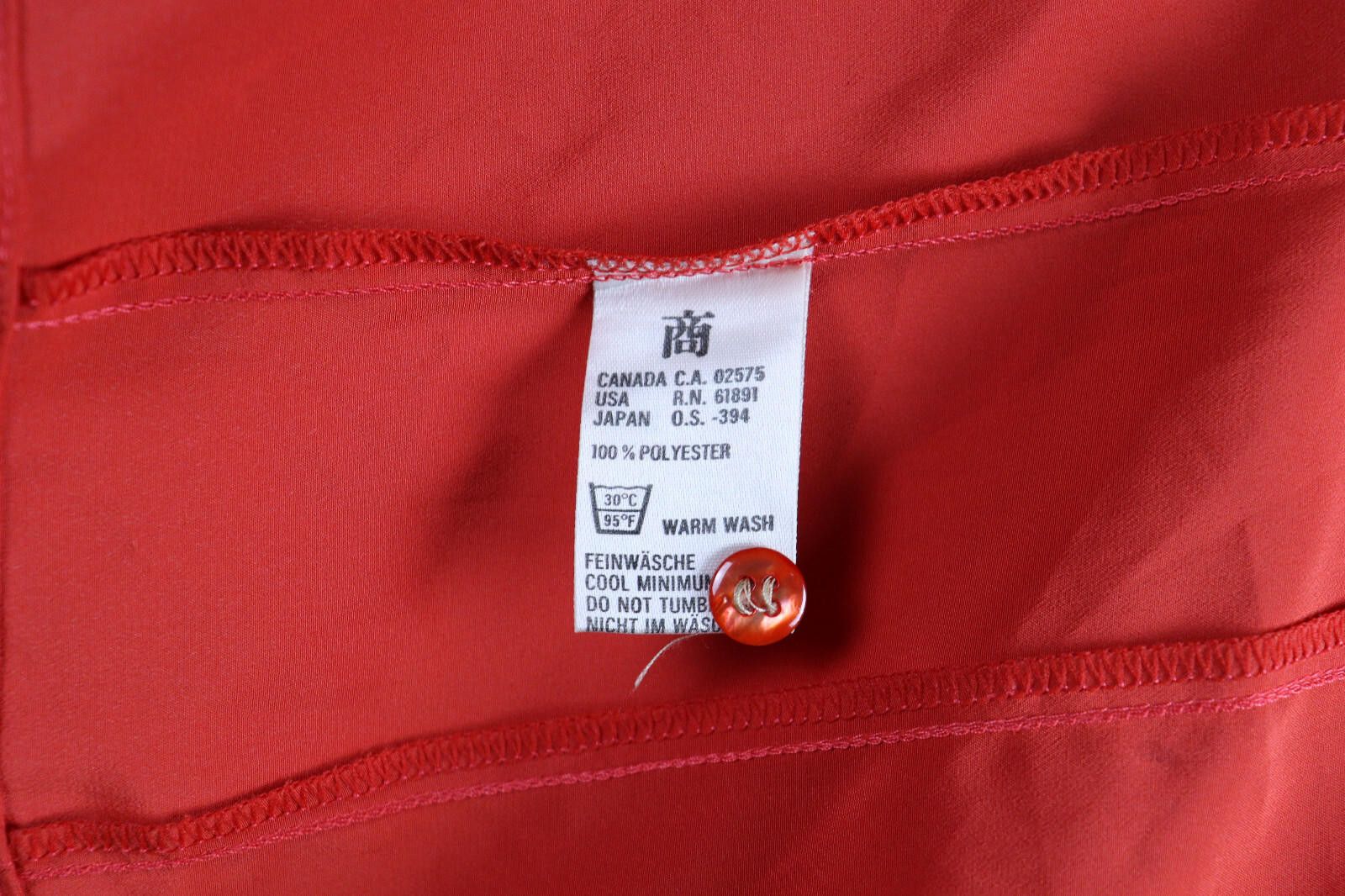 Escada Escada Vintage Red Designer Party Shirt Size L Size L / US 10 / IT 46 - 11 Thumbnail