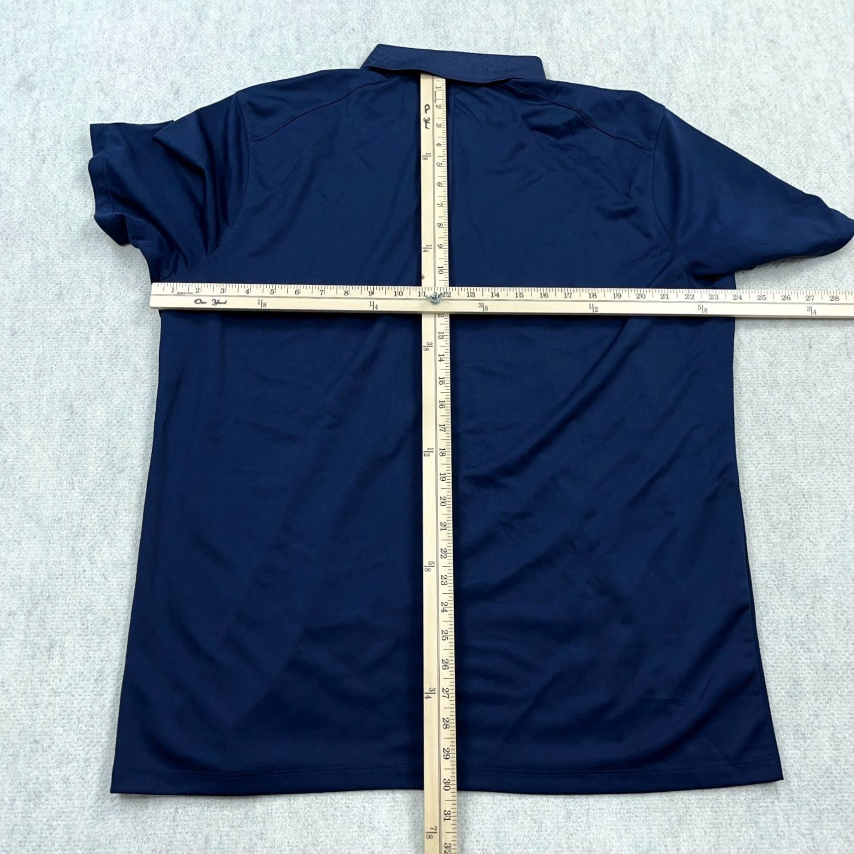 Nike Nike Polo Shirt Men XL Navy Blue Dri-Fit Nike Golf Swoosh Wicking Performance Sport Logo Shirt Size US XL / EU 56 / 4 - 6 Thumbnail