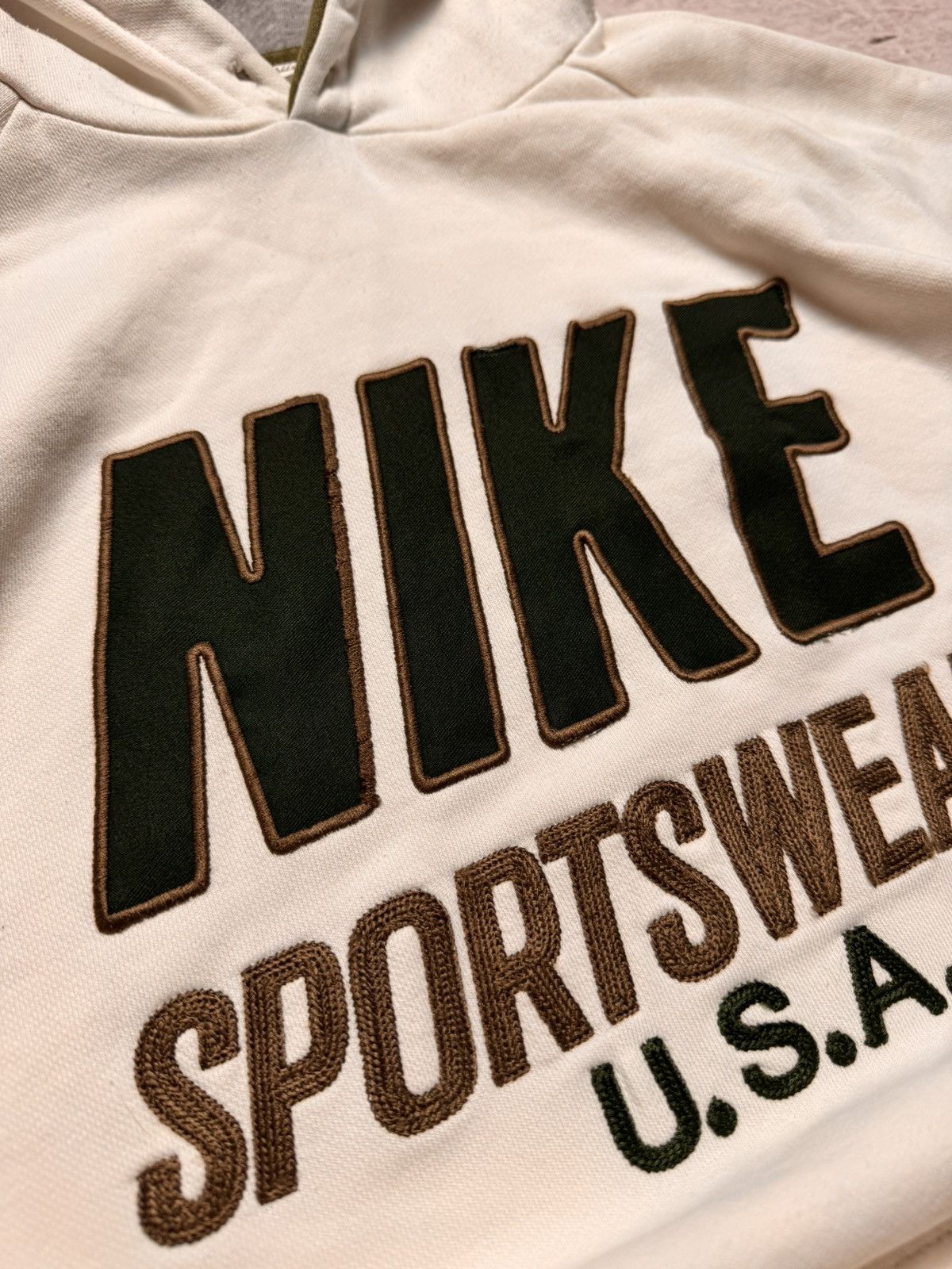 Nike × Vintage NIKE VINTAGE CENTER LOGO OVERSIZE BOXY HOODIE Size US XL / EU 56 / 4 - 5 Thumbnail
