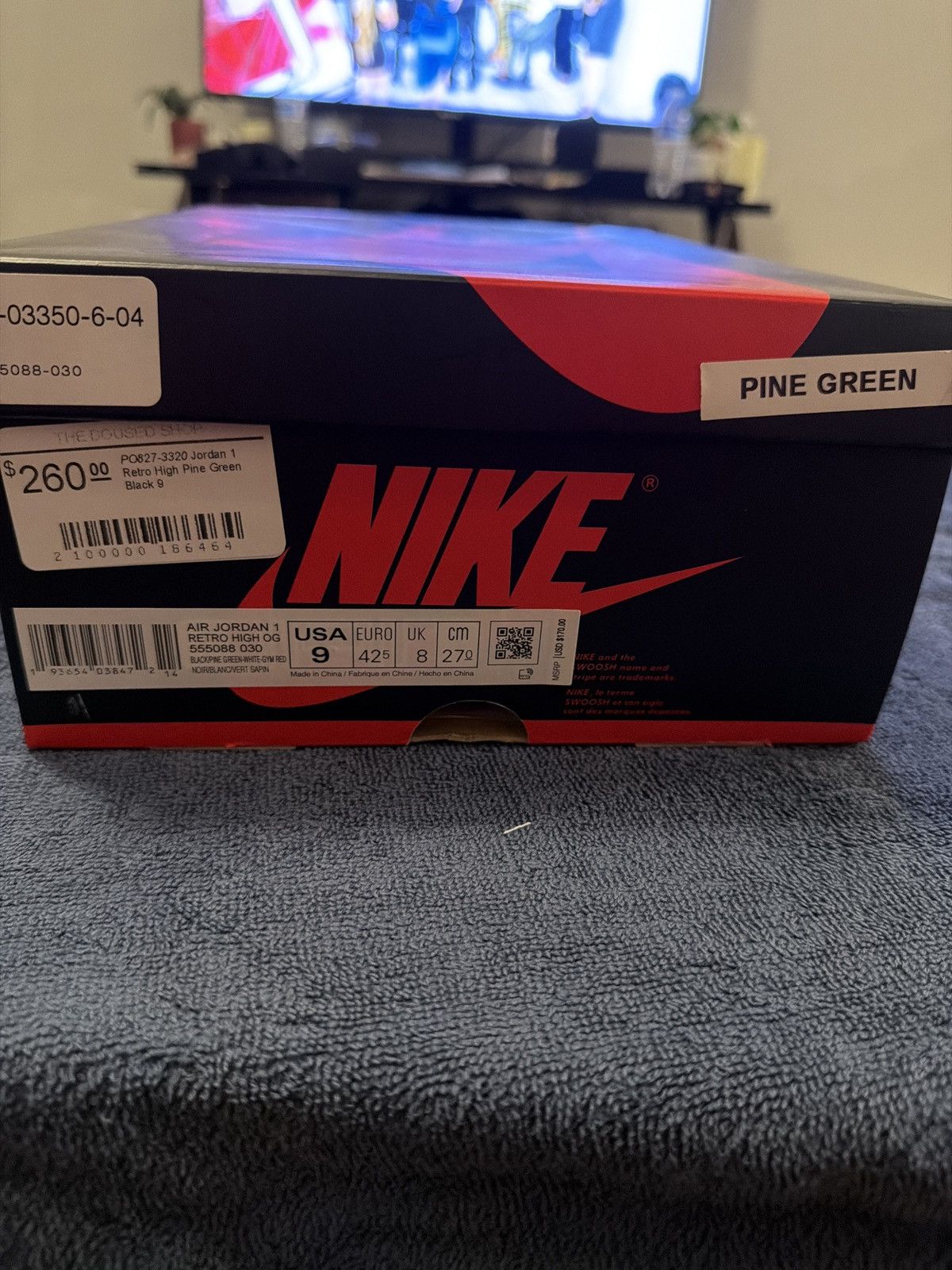 Nike Air jordan 1 Pine green Size US 9 / EU 42 - 1 Thumbnail