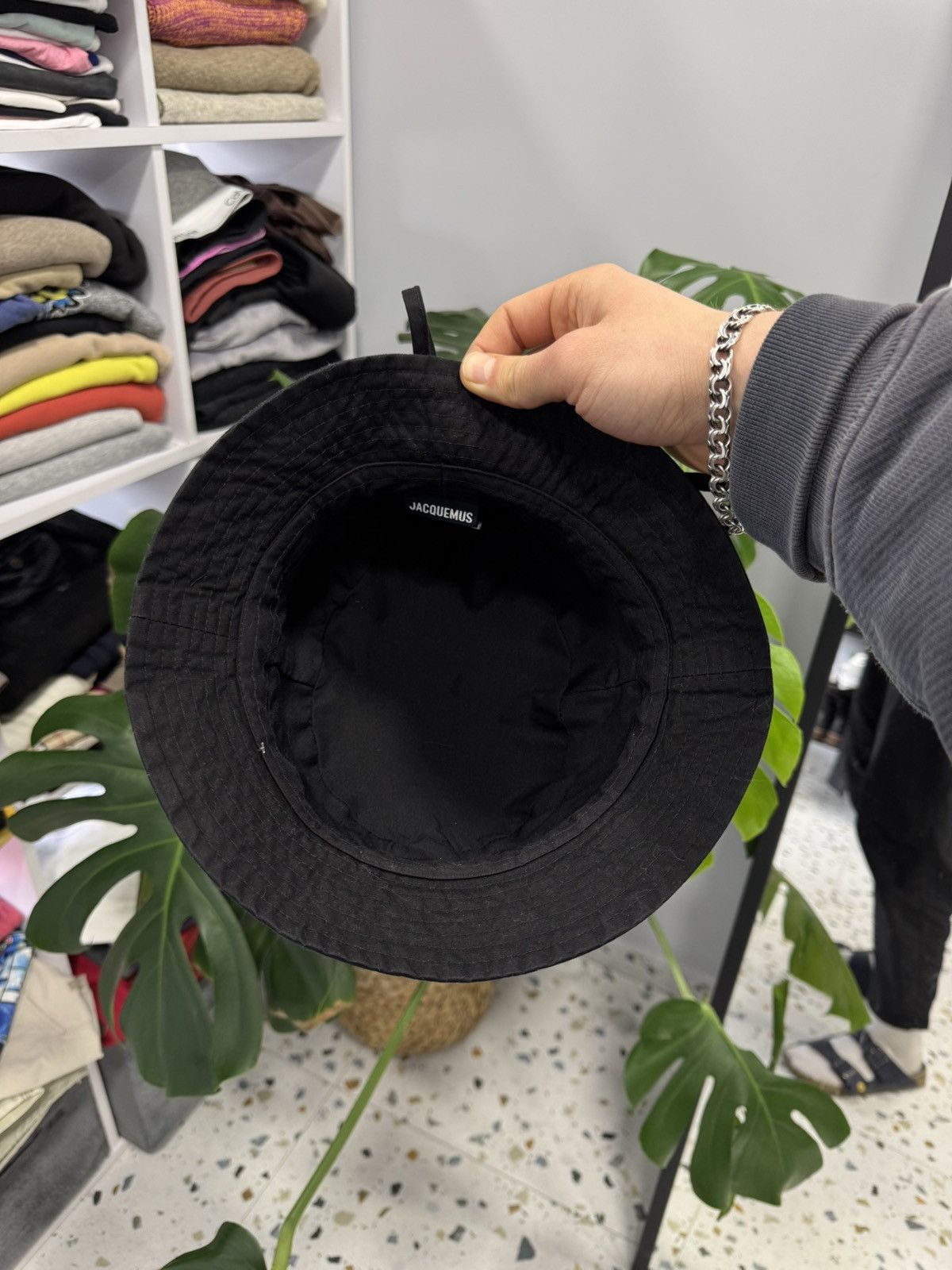 Jacquemus Jacquemus black bucket hat size 58(one size) Size ONE SIZE - 10 Thumbnail
