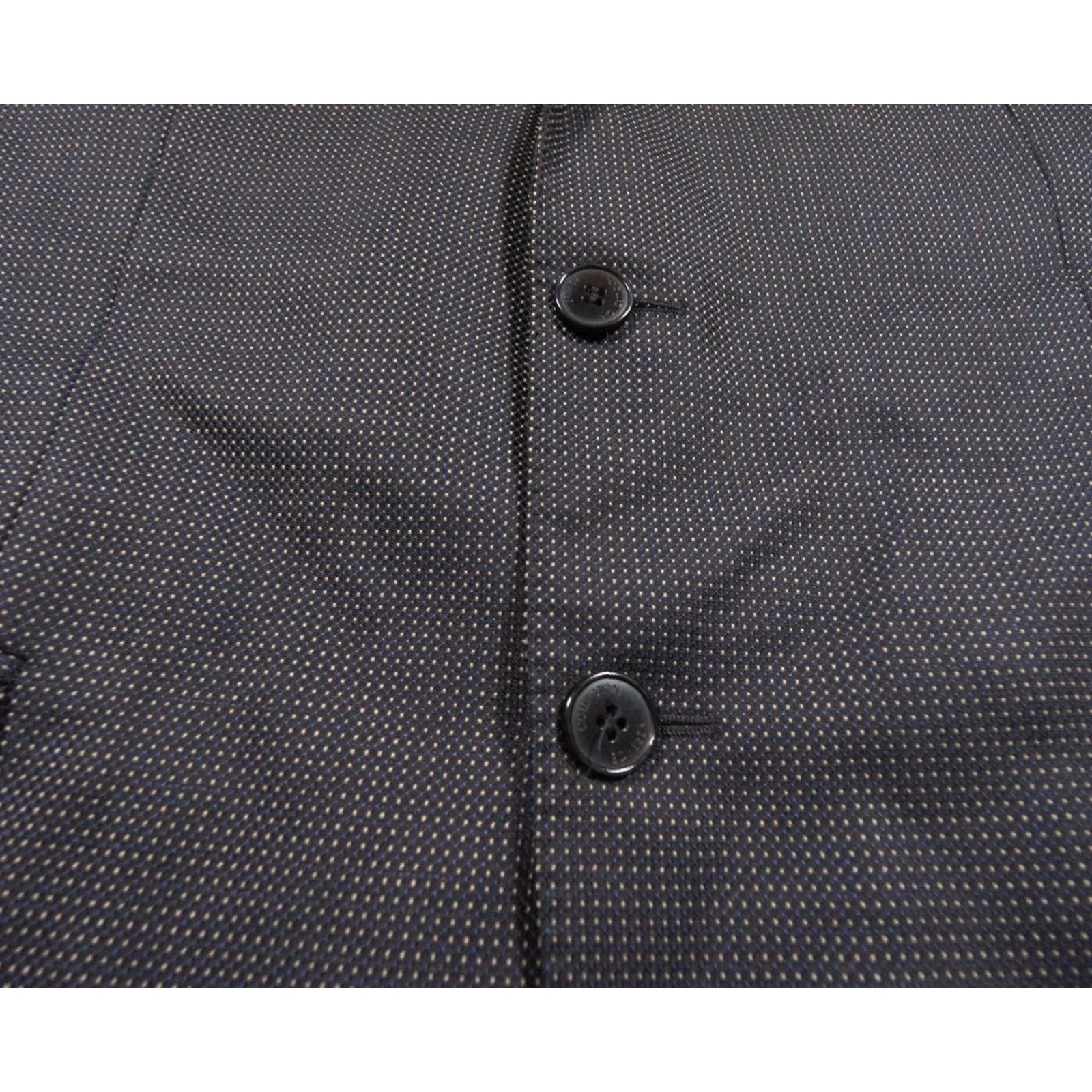 Vintage VINTAGE Versace Collection Blazer Jacket Men 54 Wool Navy City Formal Business Casual Size 54R - 4 Thumbnail