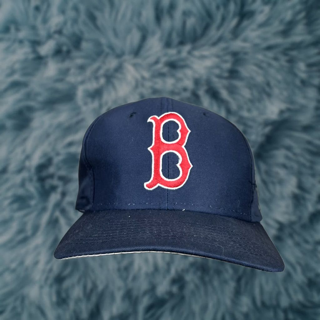 Logo 7 VINTAGE Logo 7 Boston Red Sox 90s Snapback Cap Hat Men One Size Blue Size ONE SIZE - 1 Thumbnail