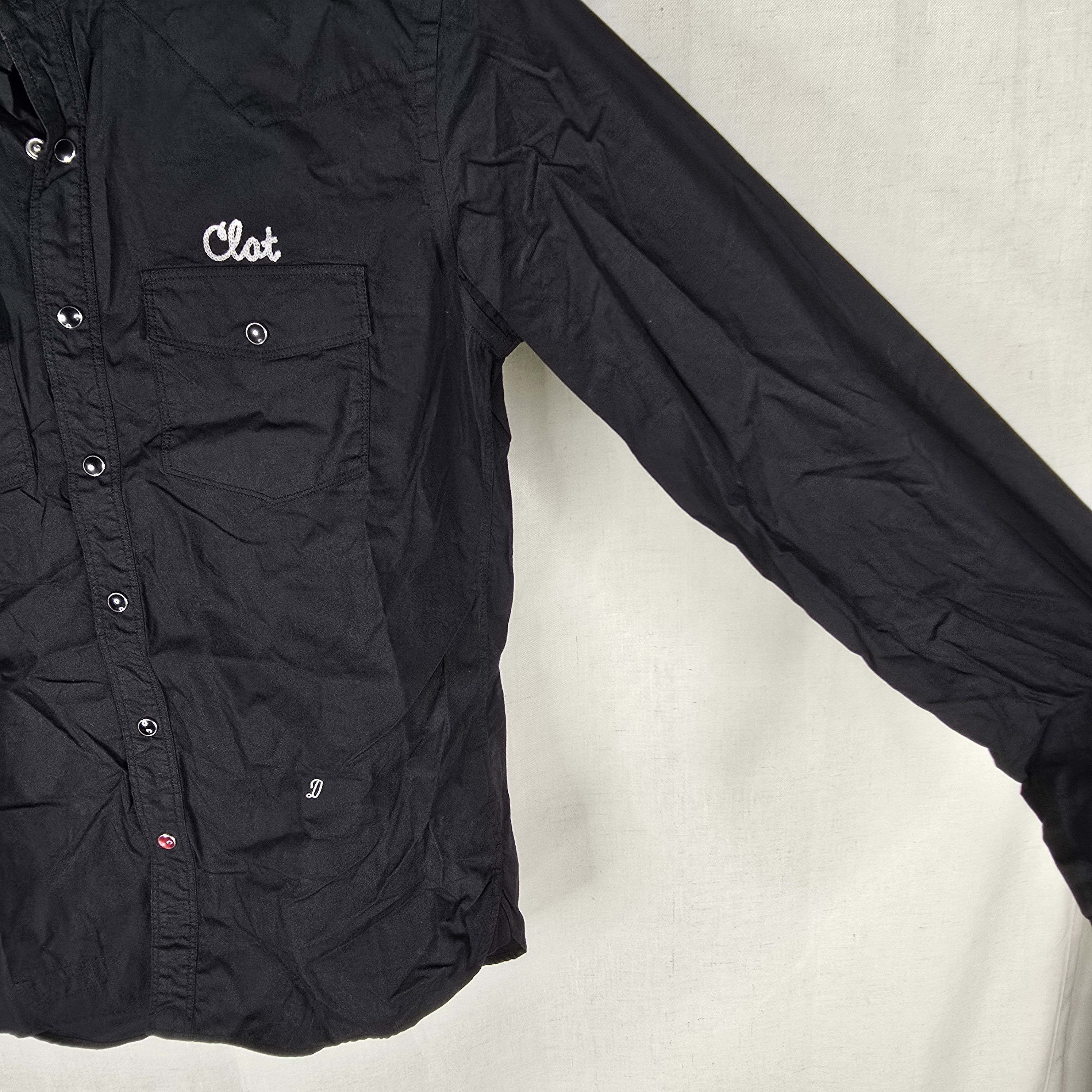 CLOT × DELUXE Clot DELUXE Medium Snap Button Black Western Xiong Up Shirt Size US M / EU 48-50 / 2 - 3 Thumbnail
