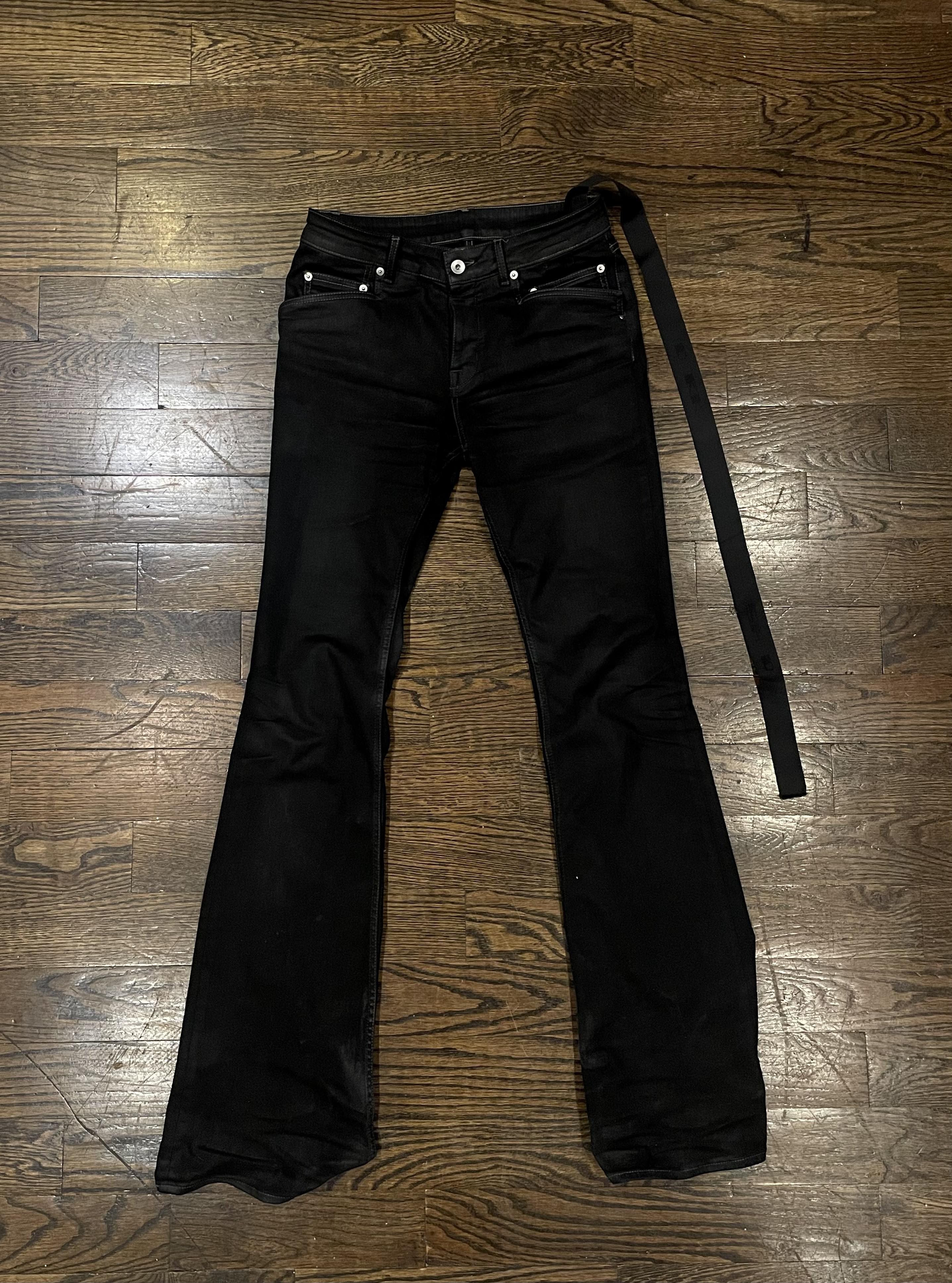 image of Rick Owens Tyrone Bootcut in Black, Men's (Size 31)