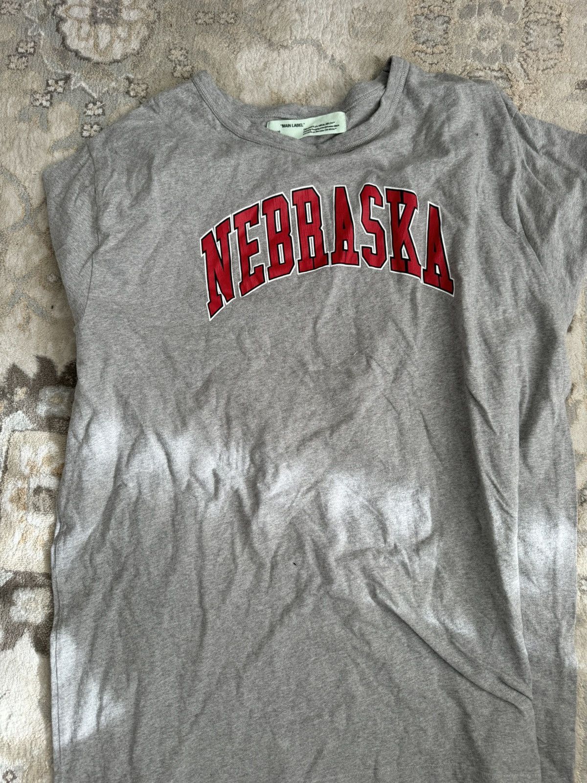 Off white nebraska shirt best sale