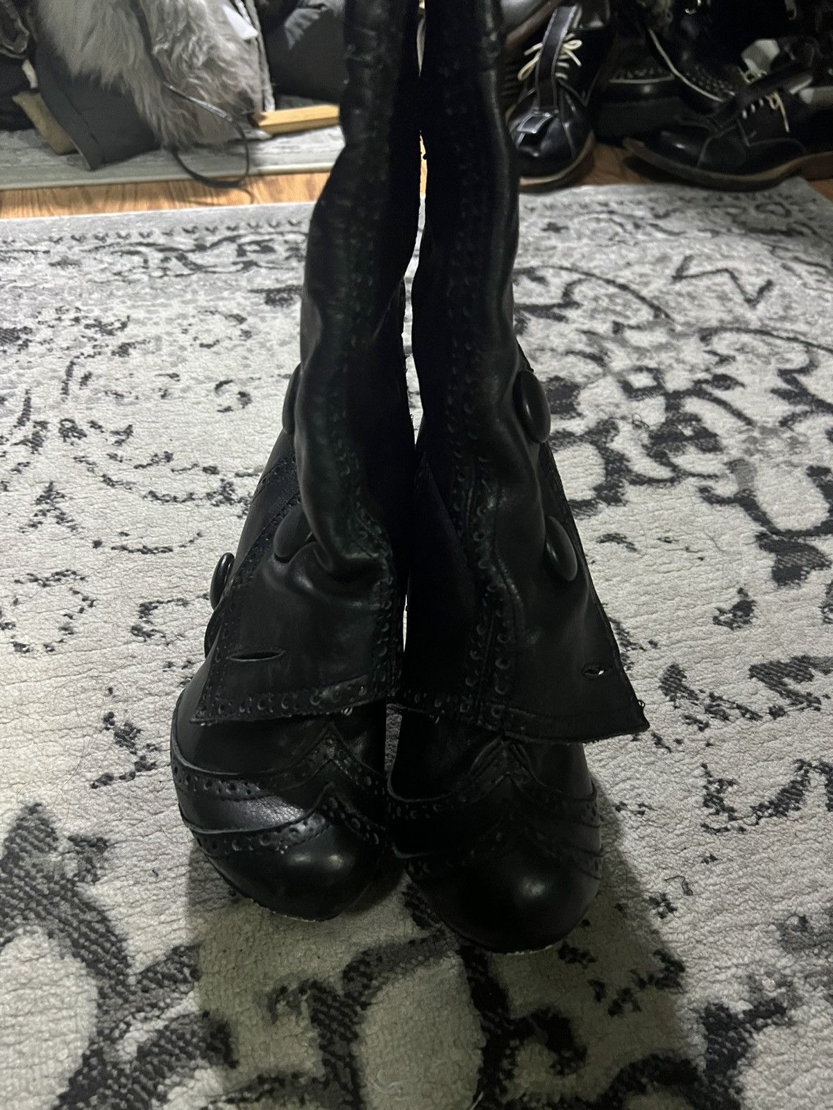 Vintage Irregular choice high spit spot boots Size US 8.5 / IT 38.5 - 8 Thumbnail