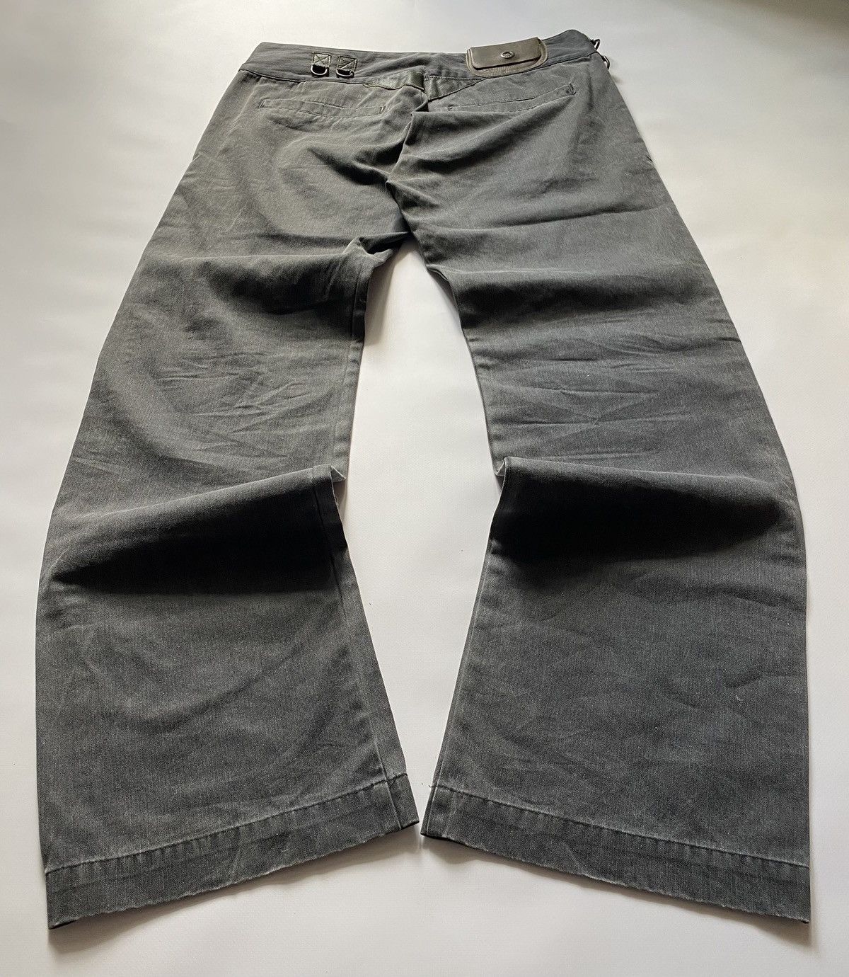 Diesel Vintage Diesel Rare Straight Jeans Leather Elements Size 31 Size US 30 / EU 46 - 1 Thumbnail