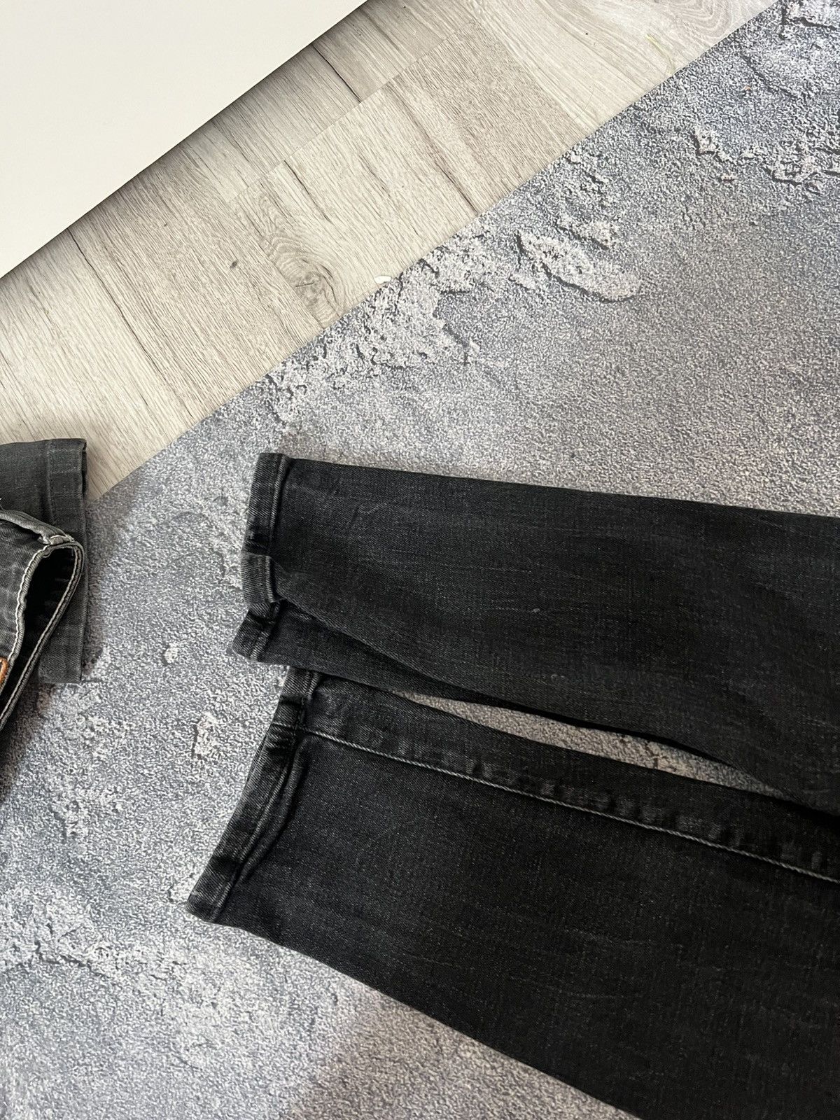 Vintage RARE Vintage Skinny Relaxed Drip Jean Swag Style Size US 31 - 3 Thumbnail