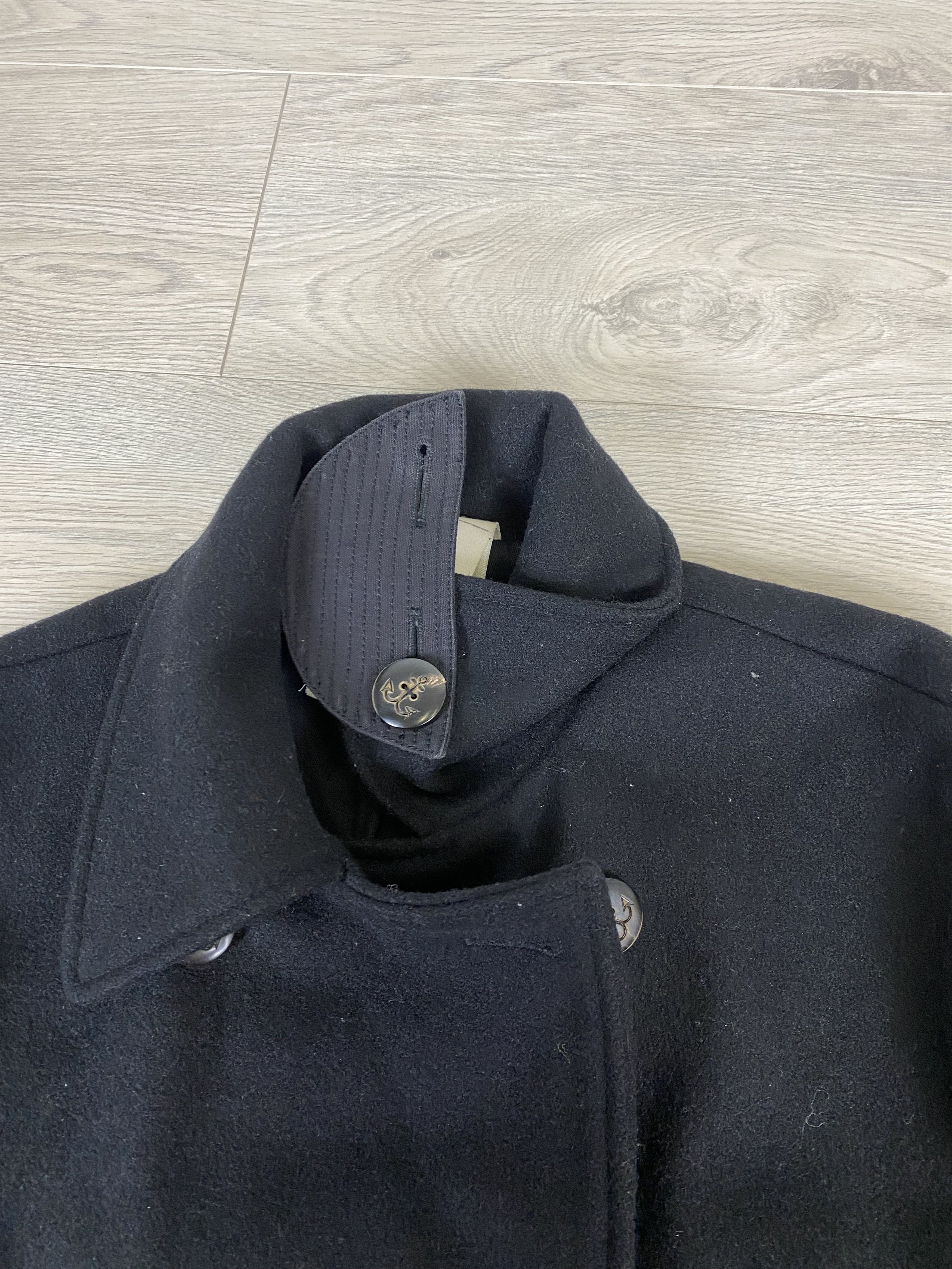 Evisu Evisu Vintage Wool Pea Coat Size US XL / EU 56 / 4 - 5 Thumbnail