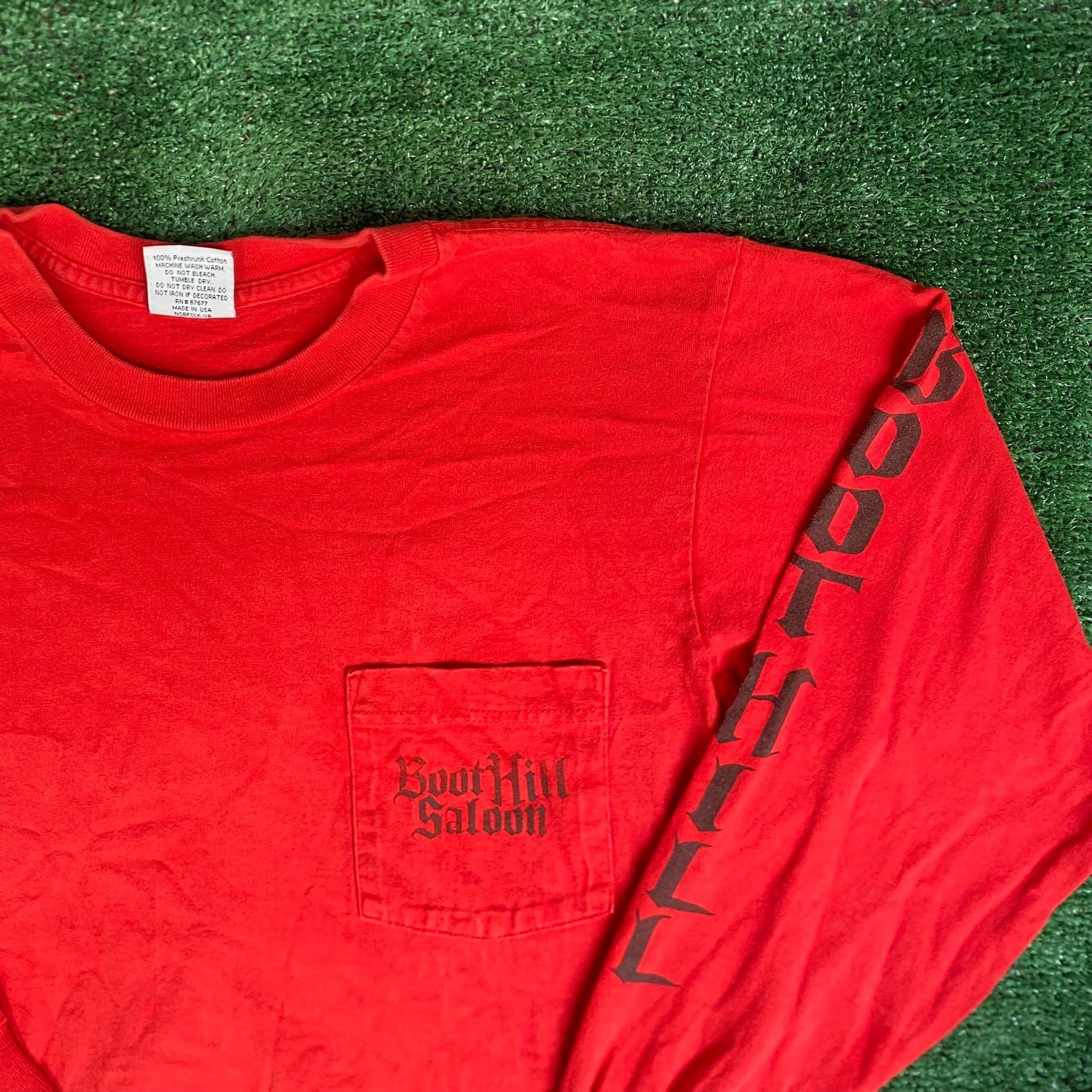 Vintage Vintage Y2K Boot Hill Saloon Shirt Biker Motorcycle Punk Tee Size US L / EU 52-54 / 3 - 5 Thumbnail