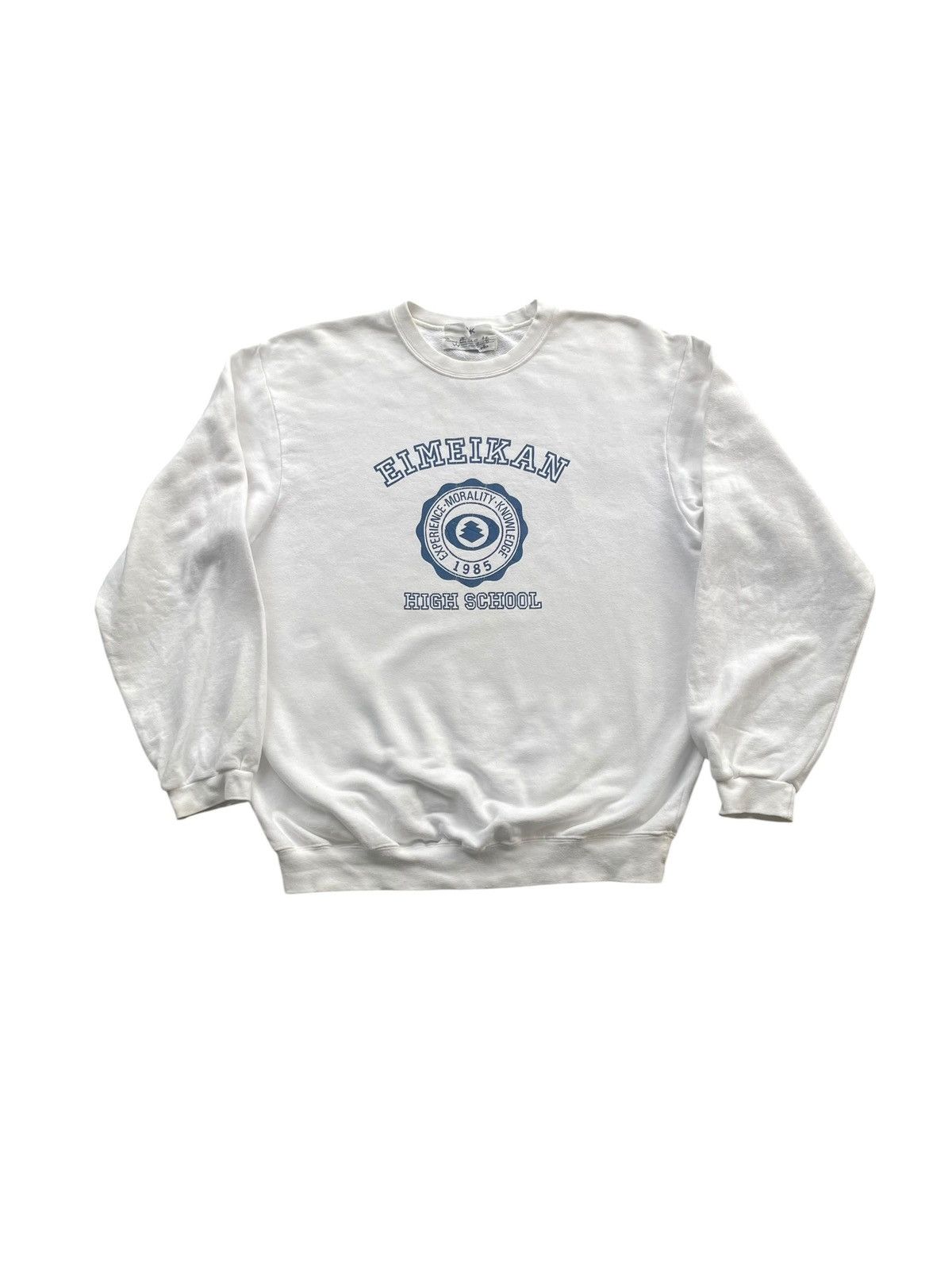 Japanese Brand Eimeikan High School Sweatshirt Size US L / EU 52-54 / 3 - 1 Thumbnail