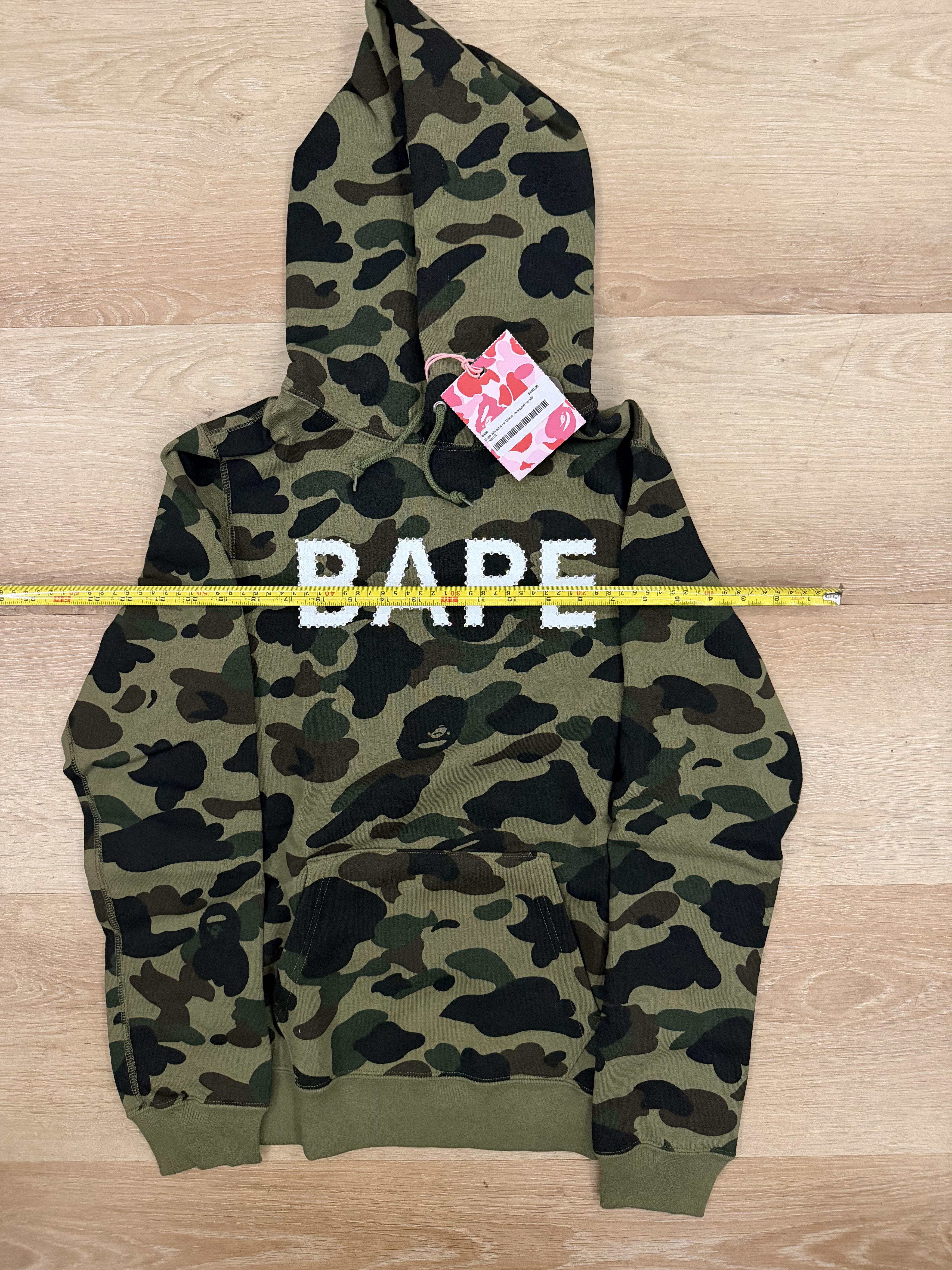Bape BAPE WMNS 1st Camo Swarovski Bape Pullover Hoodie Green Size S / US 4 / IT 40 - 5 Thumbnail
