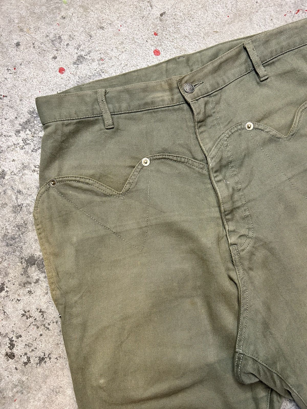 Issey Miyake Mercibeaucoup by Issey Miyake Green Trousers Size US 32 / EU 48 - 10 Thumbnail