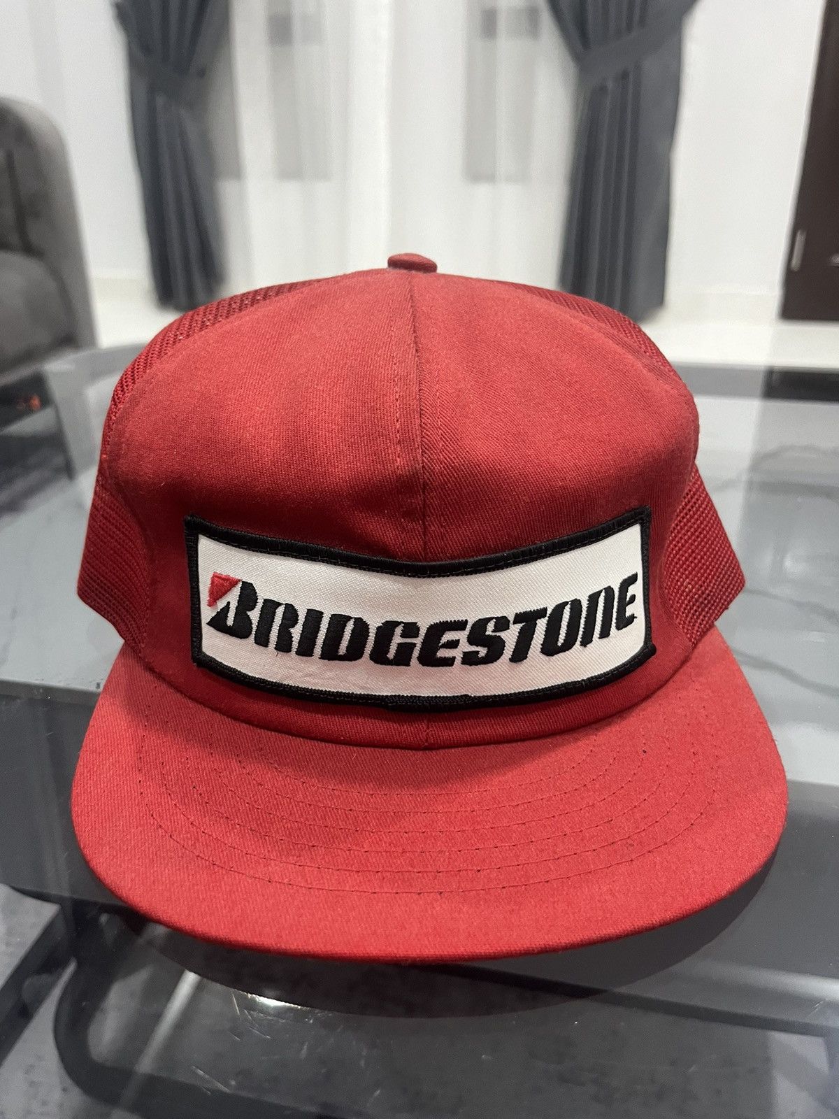 Vintage VINTAGE BRIDGESTONE BY SWINGSTER USA RACING HAT Size ONE SIZE - 1 Thumbnail