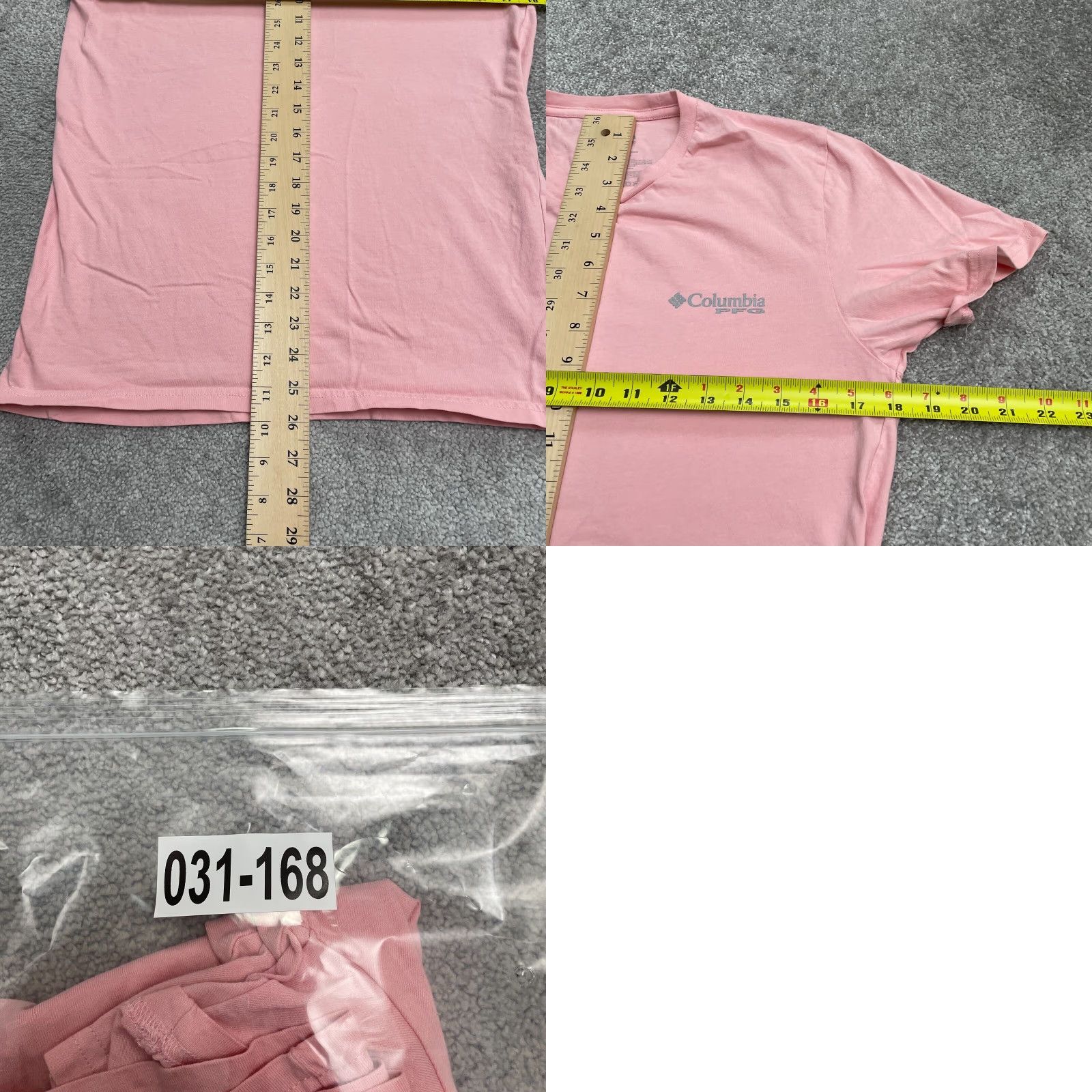 Pinko Columbia PFG Graphic T-Shirt Mens Medium Pink Crew Neck Short Sleeve Casual Tee Size US M / EU 48-50 / 2 - 8 Thumbnail