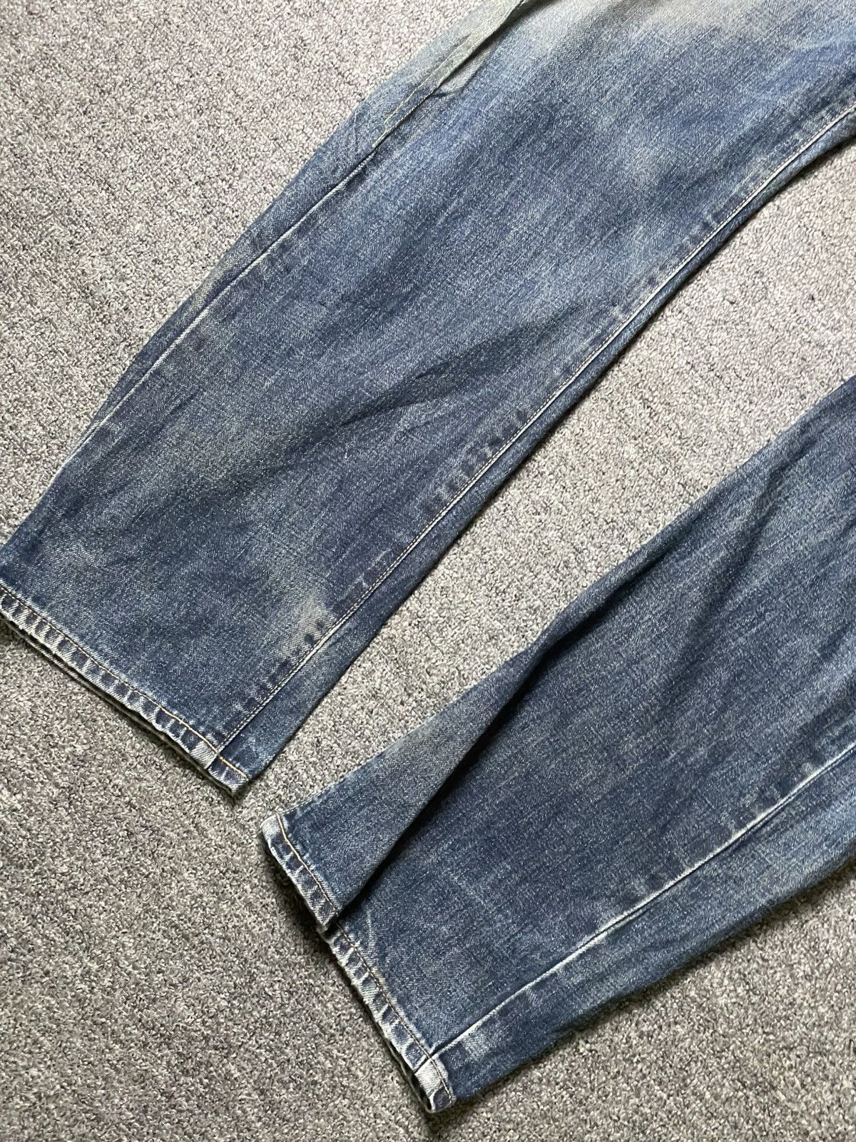 Edwin × Vintage EDWIN x E.Function Distressed Denim Jeans (93) Size US 31 - 2 Thumbnail
