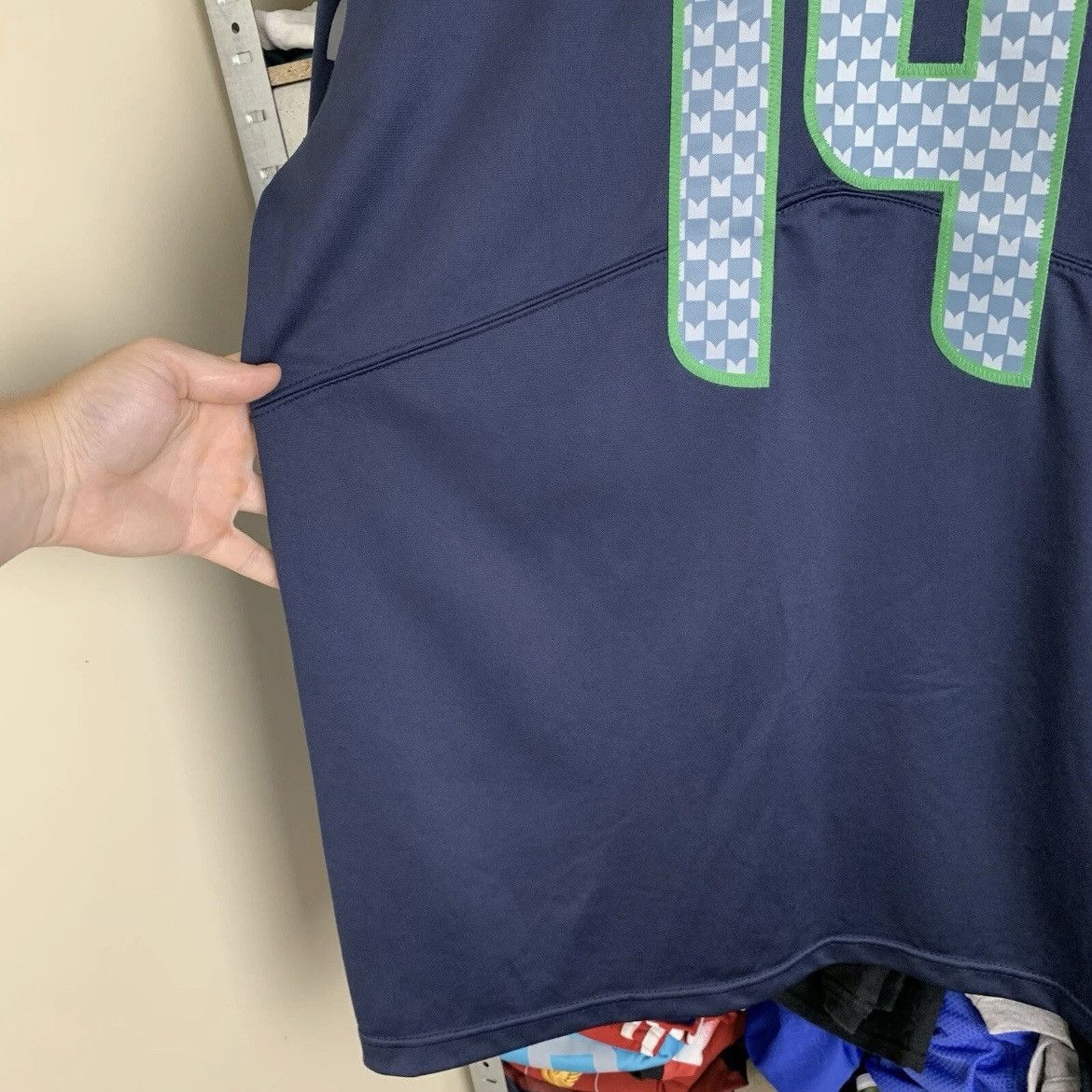 NFL Rare! Metcalf 14 Nike Seattle Seahawks DK NFL Jersey 90s Size US L / EU 52-54 / 3 - 15 Thumbnail