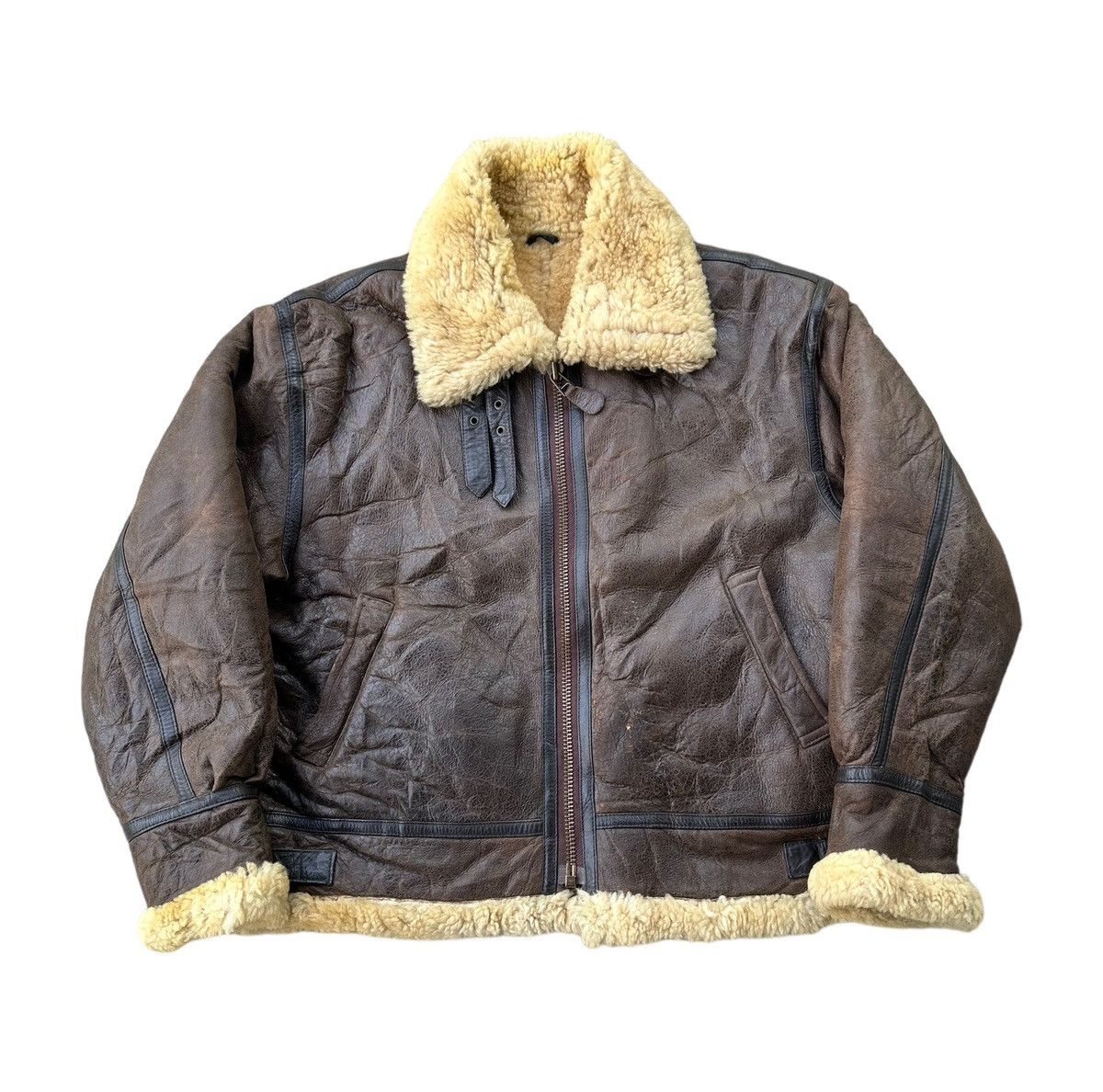 Vintage Vintage B-3 sheepskin jacket Size US L / EU 52-54 / 3 - 2 Thumbnail