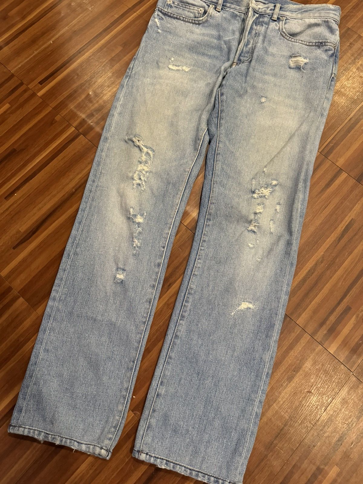 Dior Dior Homme AW18 Destroy Denim Pants Size US 30 / EU 46 - 2 Thumbnail
