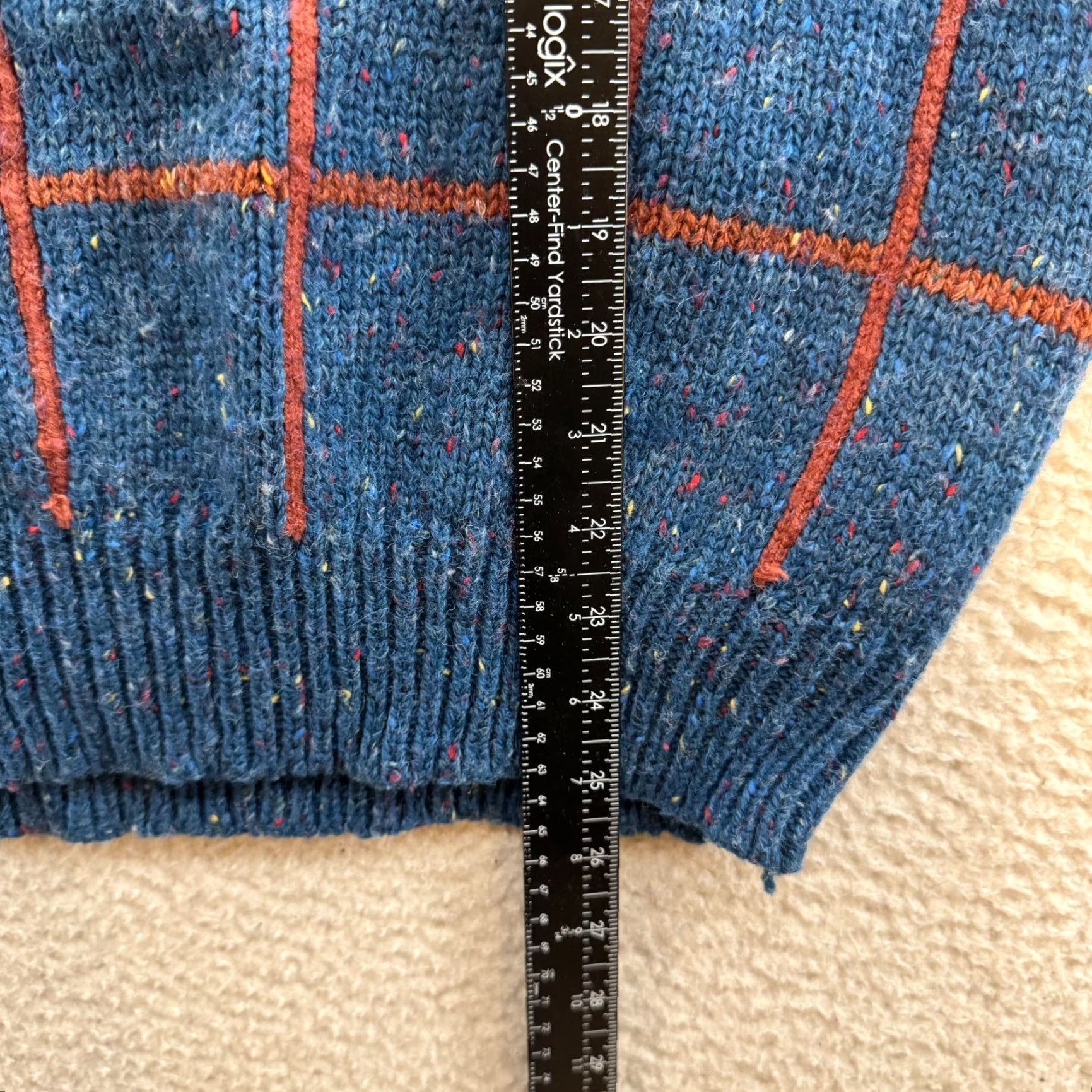 Vintage VINTAGE The Sundays Sportswear Co Sweater Vest Wool Blend Plaid Blue Large Mens 1990s Golf Grandpa Preppy Vest Size US L / EU 52-54 / 3 - 5 Thumbnail
