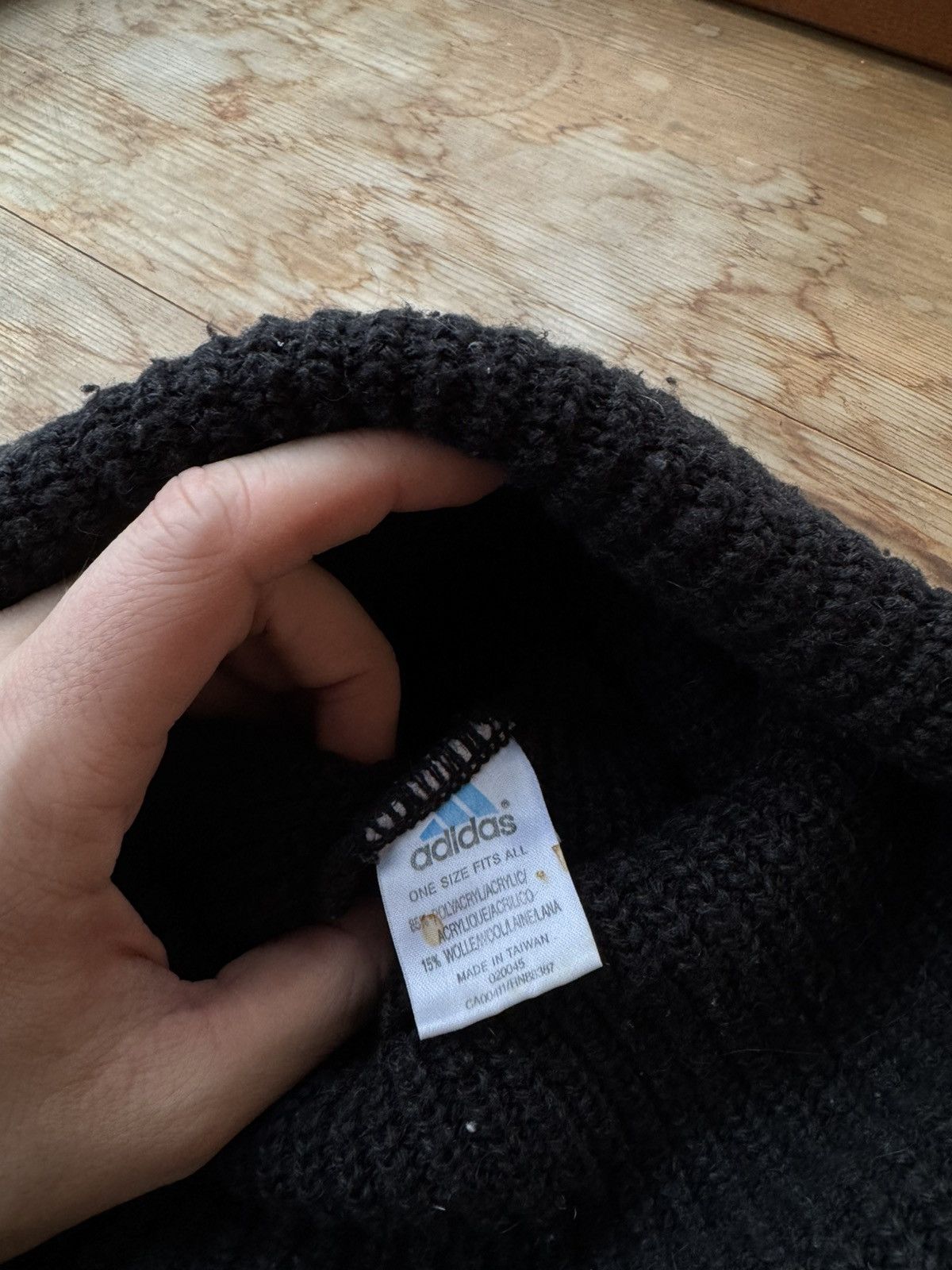 Adidas × Vintage Adidas beanie 00s Vintage hat big size Size ONE SIZE - 3 Thumbnail