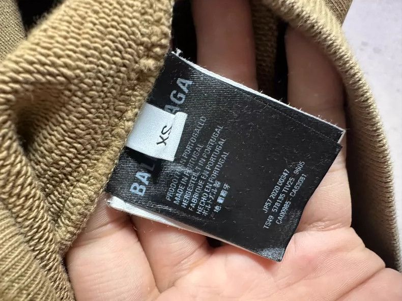 Balenciaga Balenciaga Wheat Pattern Hooded Sweatshirt, Size XS Size US XS / EU 42 / 0 - 4 Thumbnail