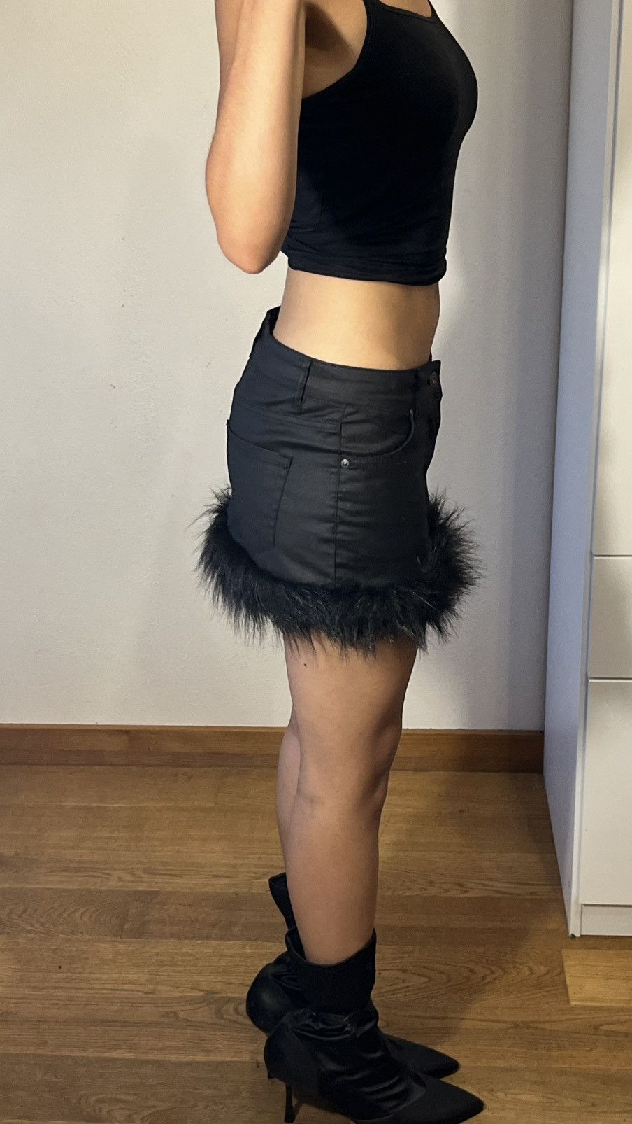 Miu Miu Custommade skirt | mini skirt | mini rock Size 24" / US 00 / IT 34 - 3 Thumbnail