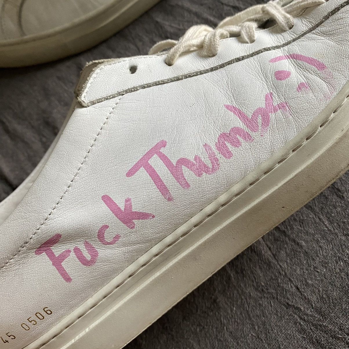 Asspizza × Warren Lotas AssPizza X Warren Lotas 1/1 Hand Drawn Sneakers Size US 12 / EU 45 - 8 Thumbnail